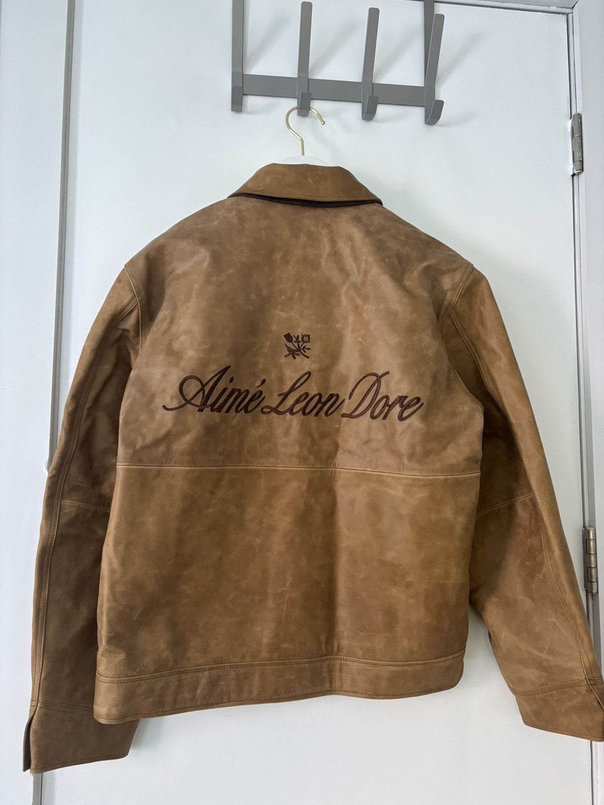 Aime Leon Dore Aime Leon Dore Leather Aviator Jacket Size US M / EU 48-50 / 2 - 7 Thumbnail