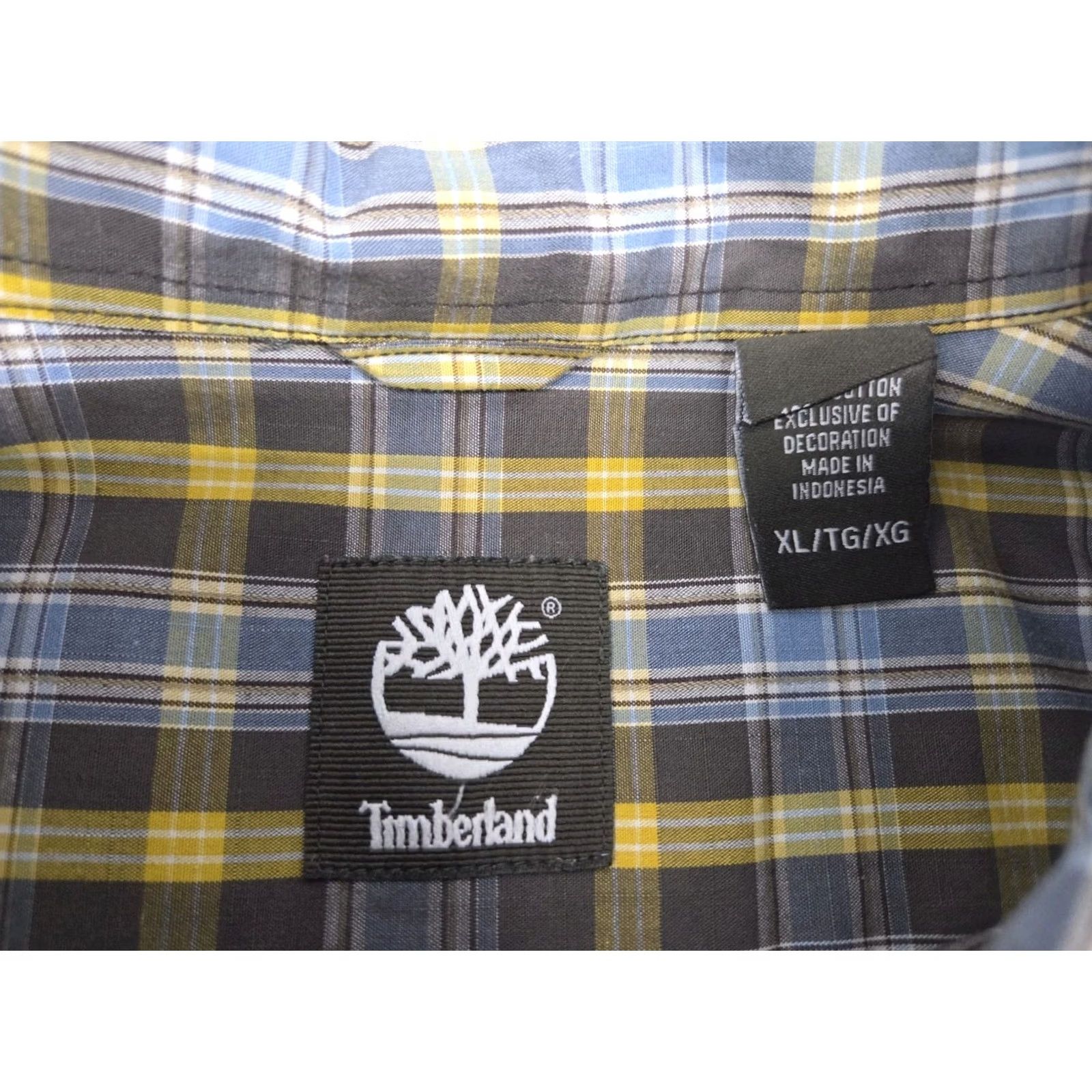 Timberland Timberland Mens Long Sleeve Button Up Plaid Shirt XL Multicolor Adult Regular Casual Outdoorsman Pocket 8685 Size US XL / EU 56 / 4 - 4 Thumbnail