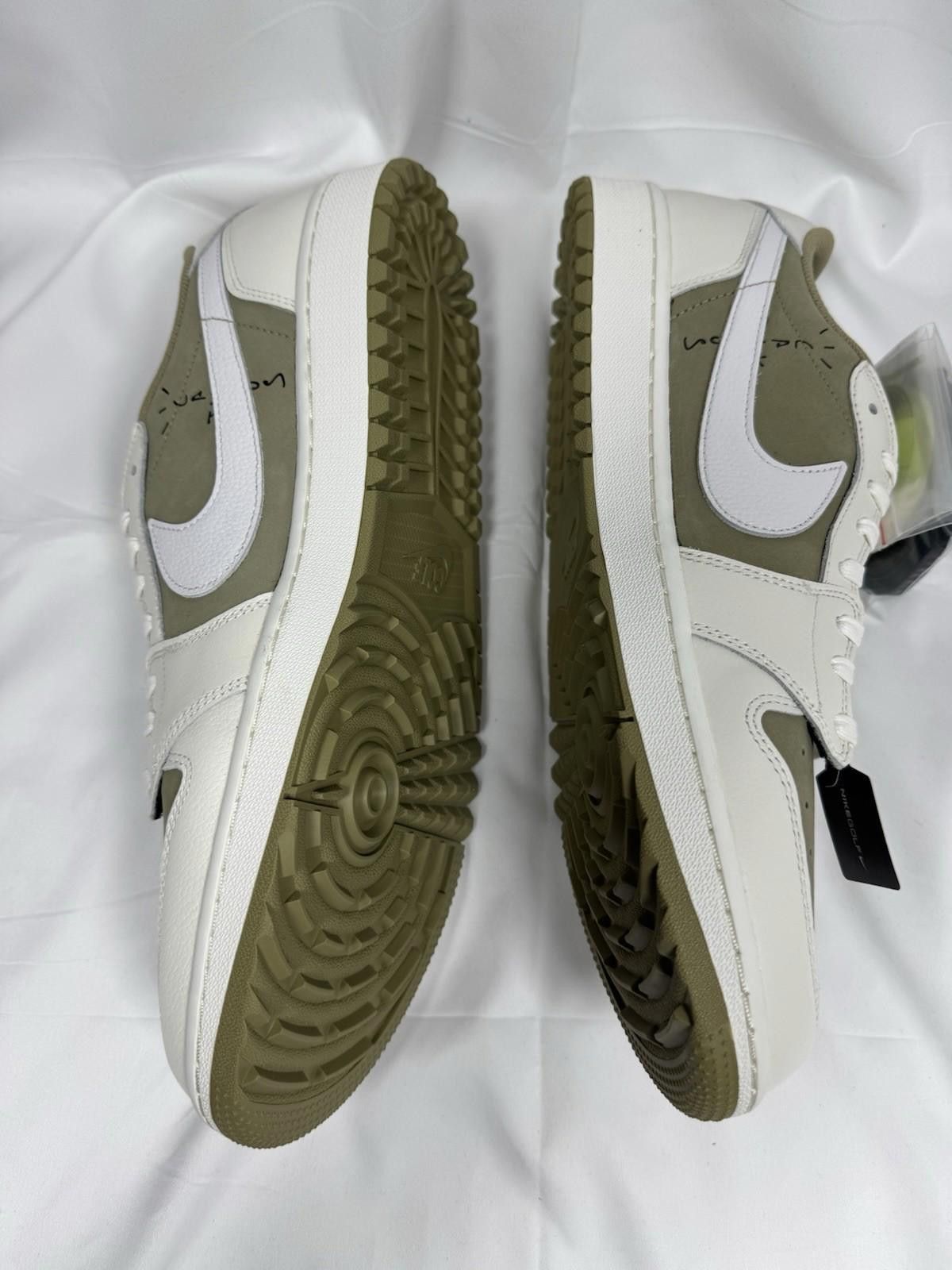 Nike Nike Air Jordan 1 Low Golf x Travis Scott Olive FZ3124 Size US 15 / EU 48 - 9 Thumbnail
