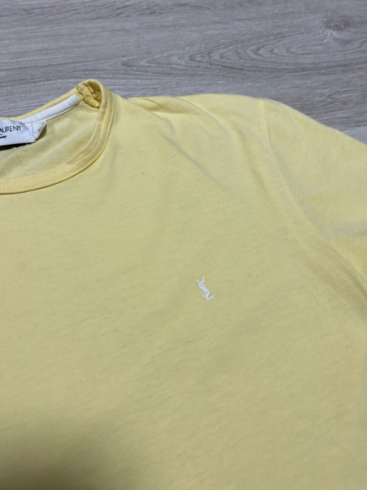 Vintage Vintage Yves Saint Lauren T-shirt basic small logo size S-M Size US S / EU 44-46 / 1 - 4 Thumbnail