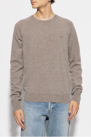 Saint Laurent Paris o1s1wg110126 796556 Cassandre Sweater in Cashmere in Tan Size US M / EU 48-50 / 2 - 3 Thumbnail