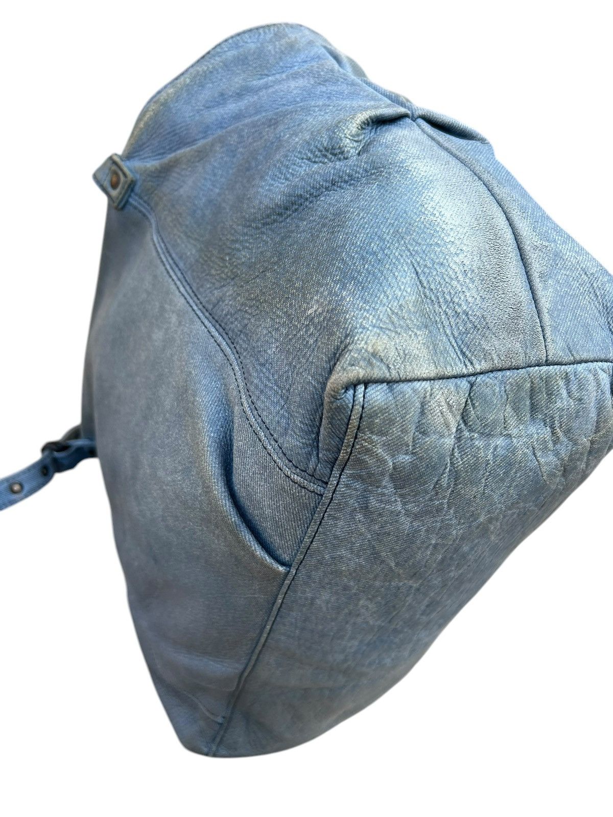 Leather DECADE Japan Distress Dirty Patina Leather Bag Tote Size ONE SIZE - 17 Thumbnail