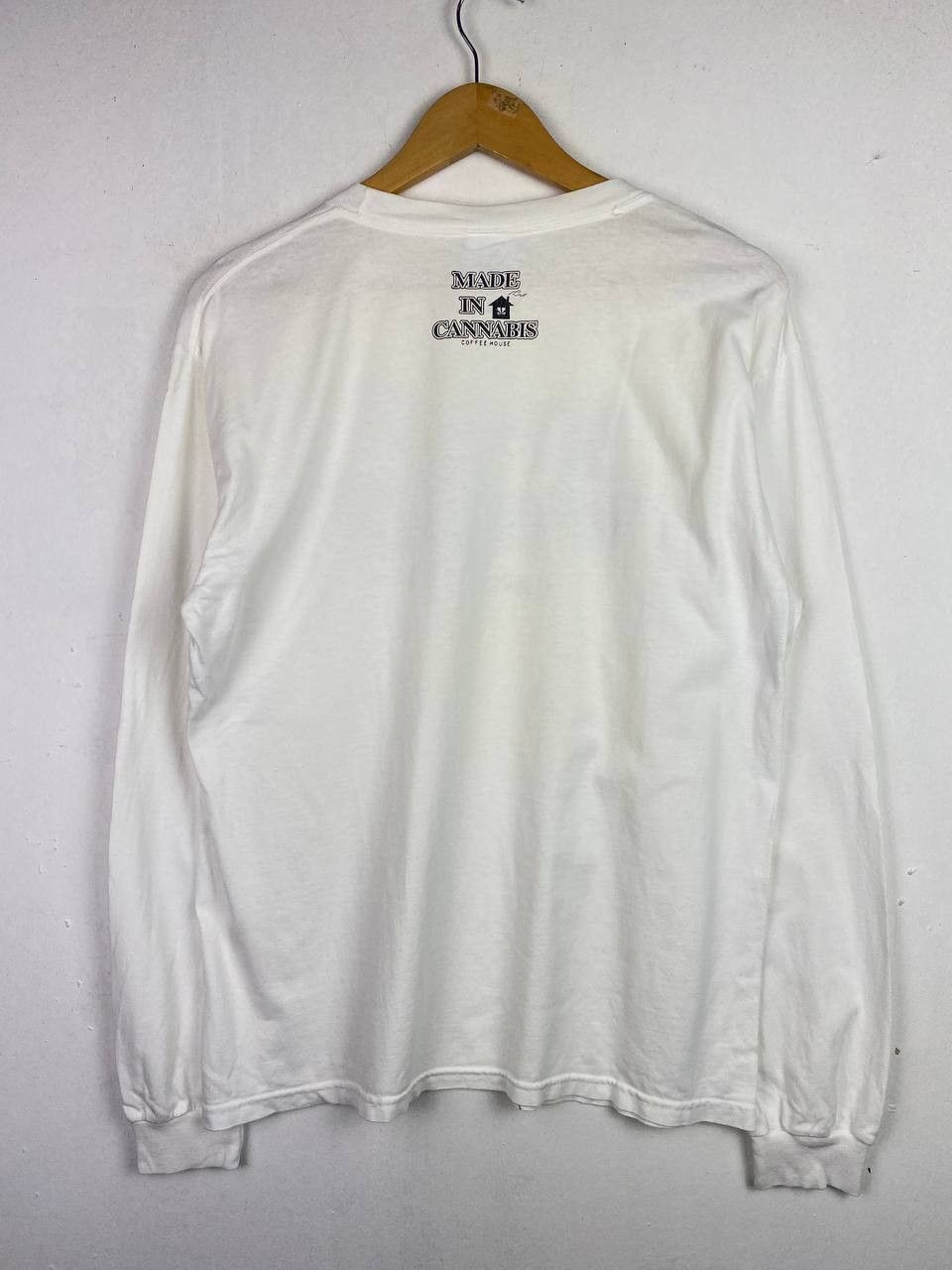 Vintage vintage stop war cannabis longsleeves tee nice design Size US M / EU 48-50 / 2 - 6 Thumbnail