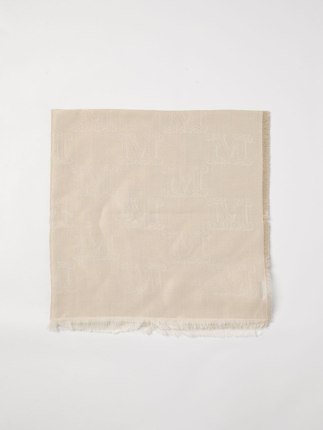 Max Mara Max Mara Scarf Woman Beige Size ONE SIZE - 1 Thumbnail