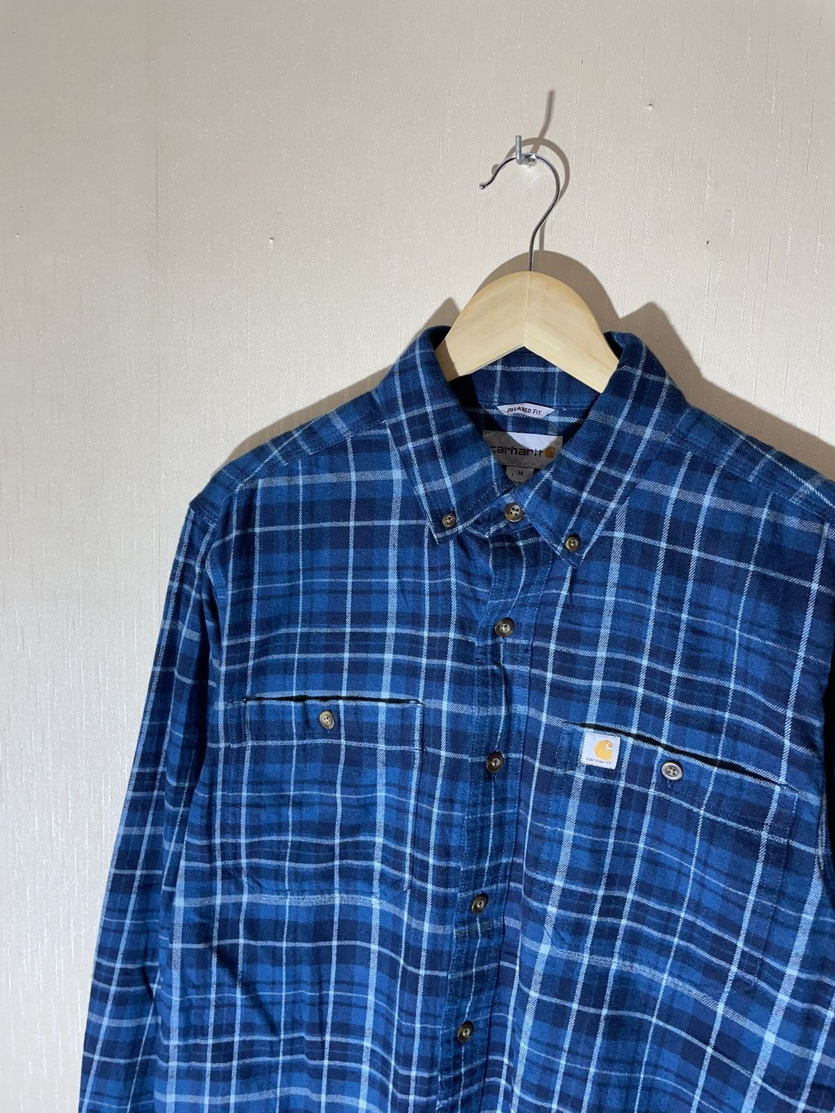 Carhartt Wip × Flannel × Vintage Carhartt vintage y2k streetwear flannel shirt Size US L / EU 52-54 / 3 - 3 Thumbnail