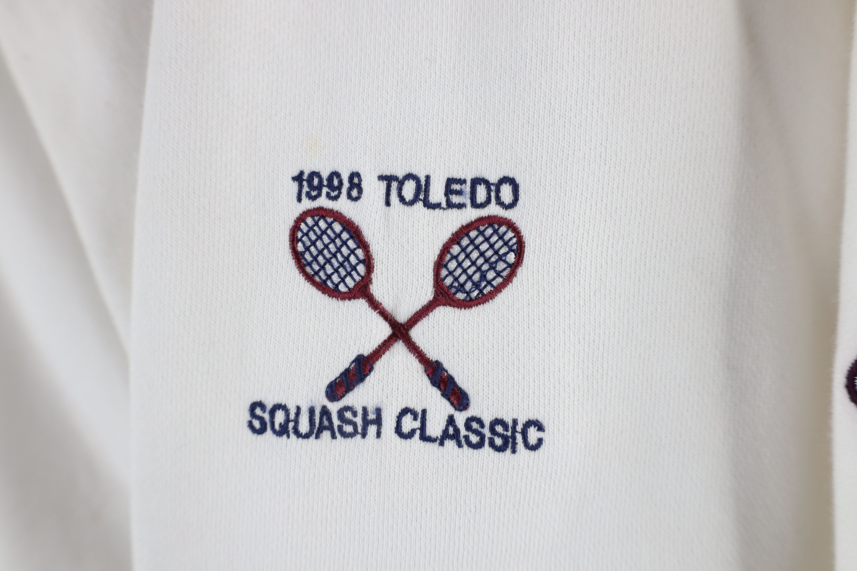 Vintage Vintage 90s Spell Out 1998 Toledo Squash Classic Sweatshirt Size US XL / EU 56 / 4 - 5 Thumbnail