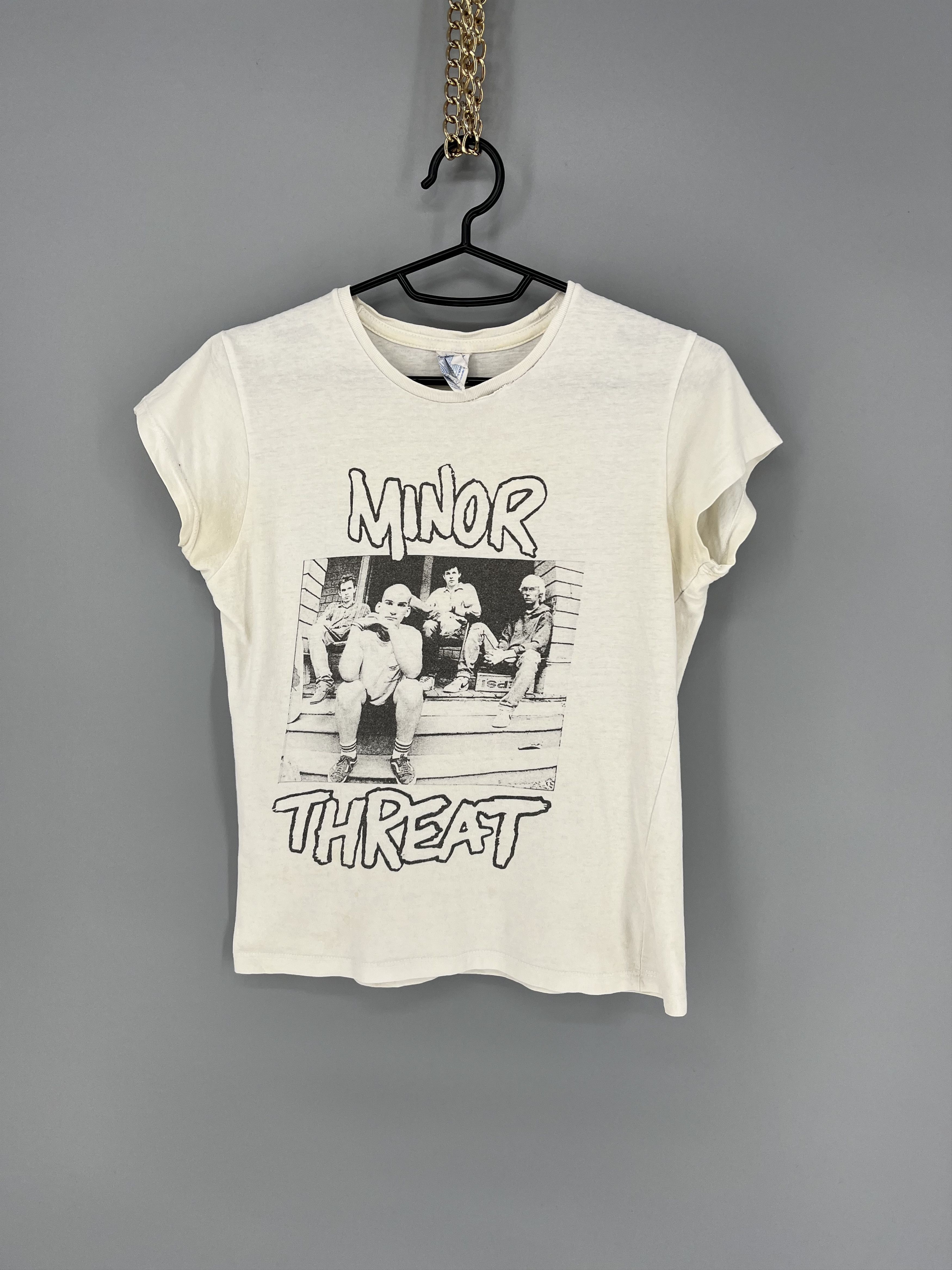 Y2K vintage Minor Threat hardcore punk band tees