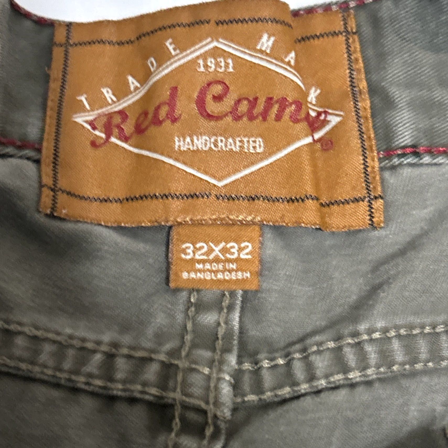 Camel Red Camel Handcrafted Camouflage Camp Pants 32x32 Mens Regular 32 Inseam Multicolor Camouflage Chino Pants Size US 32 / EU 48 - 4 Thumbnail