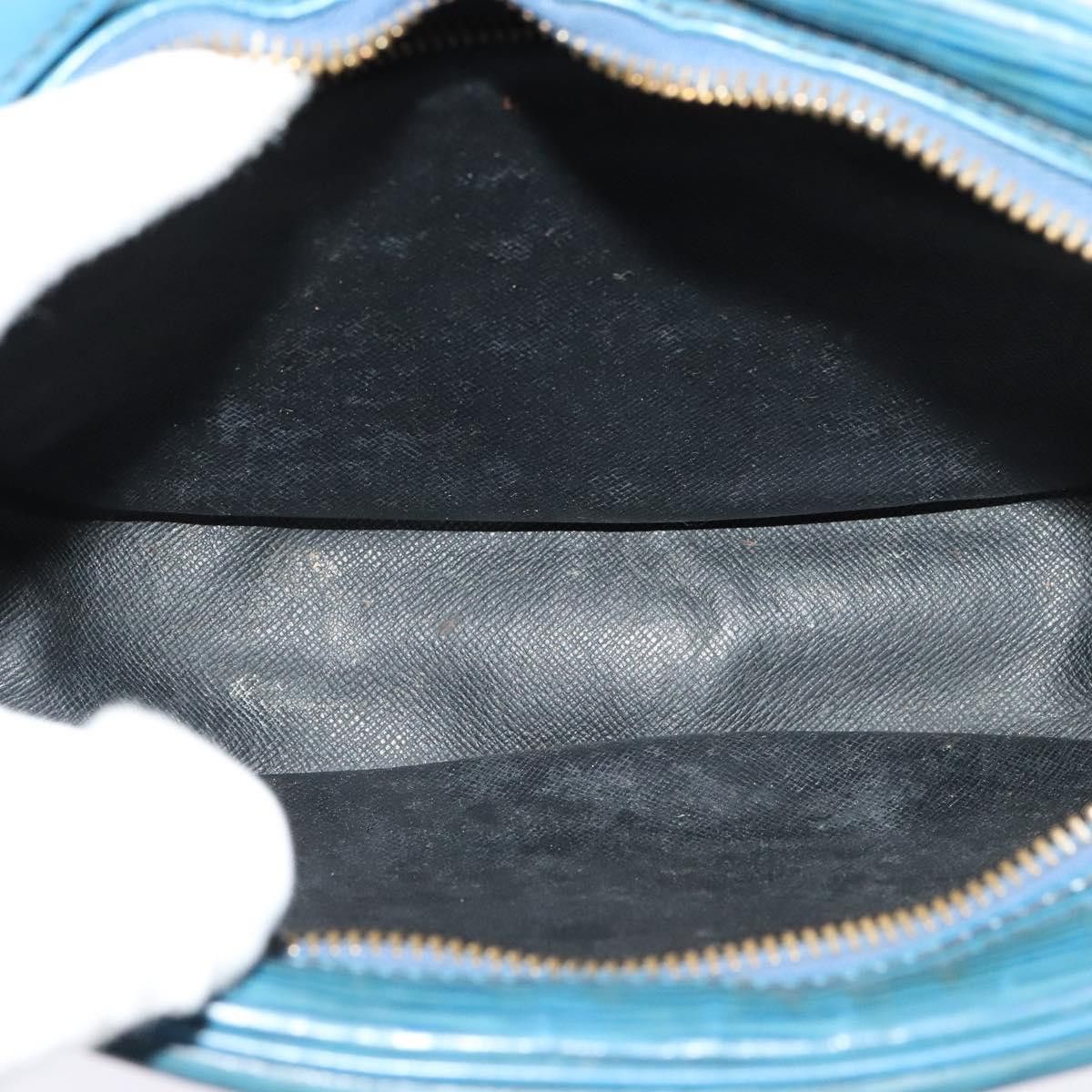 Louis Vuitton LOUIS VUITTON Epi June Feuille Shoulder Bag Blue M52155 Size ONE SIZE - 9 Thumbnail