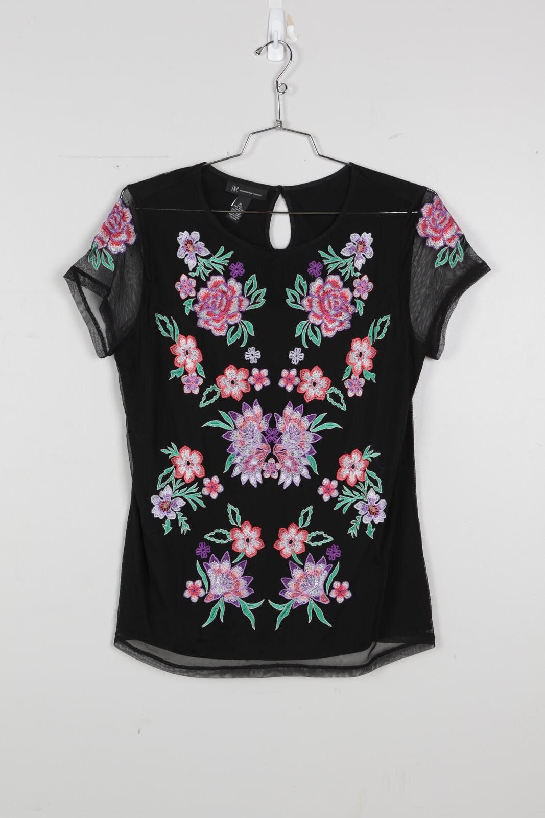 Other 2010's International Concepts Floral Embroidered Blouse Size XL / US 12-14 / IT 48-50 - 1 Thumbnail