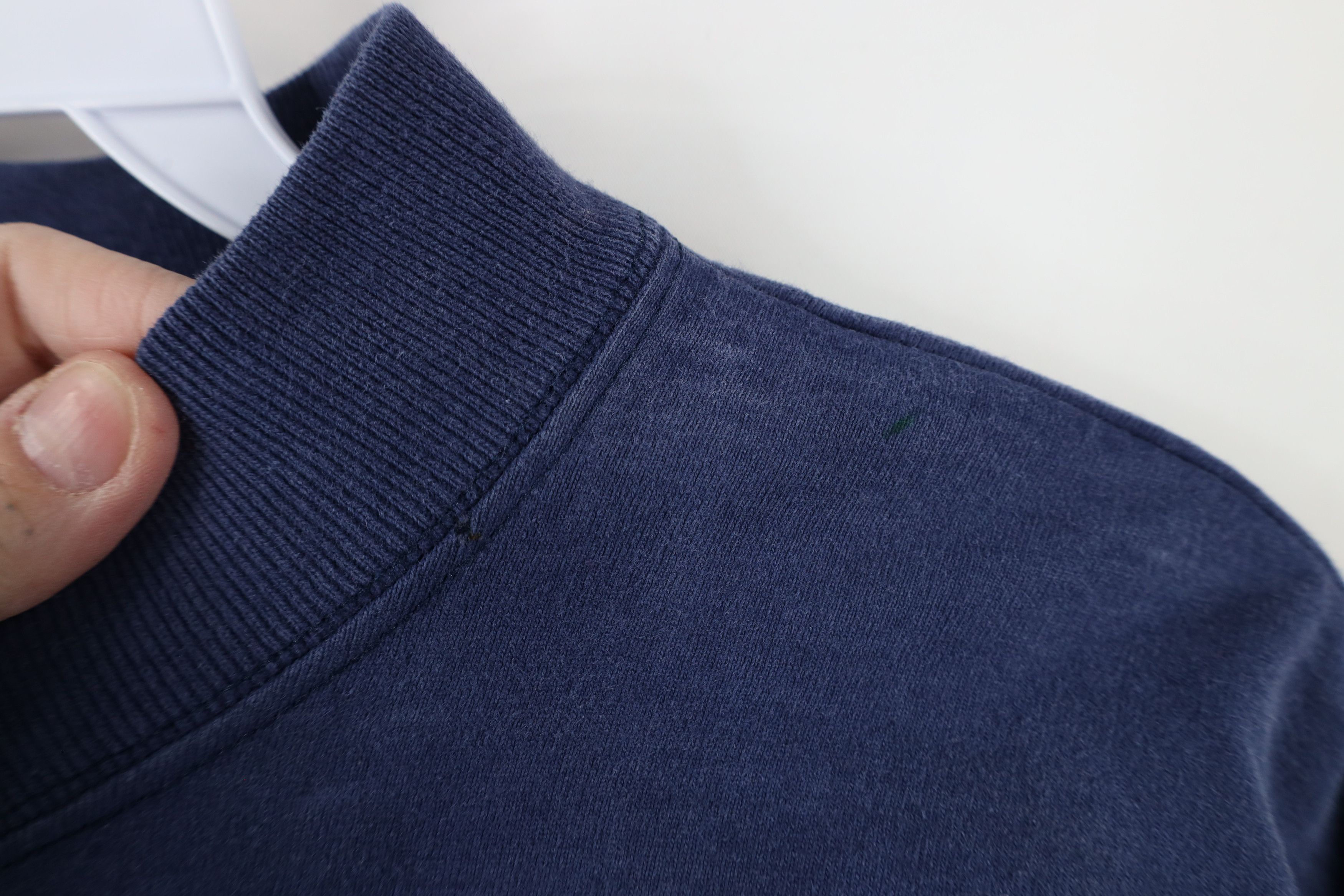 Vintage Vintage 90s Streetwear Florida Mock Neck T-Shirt Blue USA Size US XL / EU 56 / 4 - 7 Thumbnail