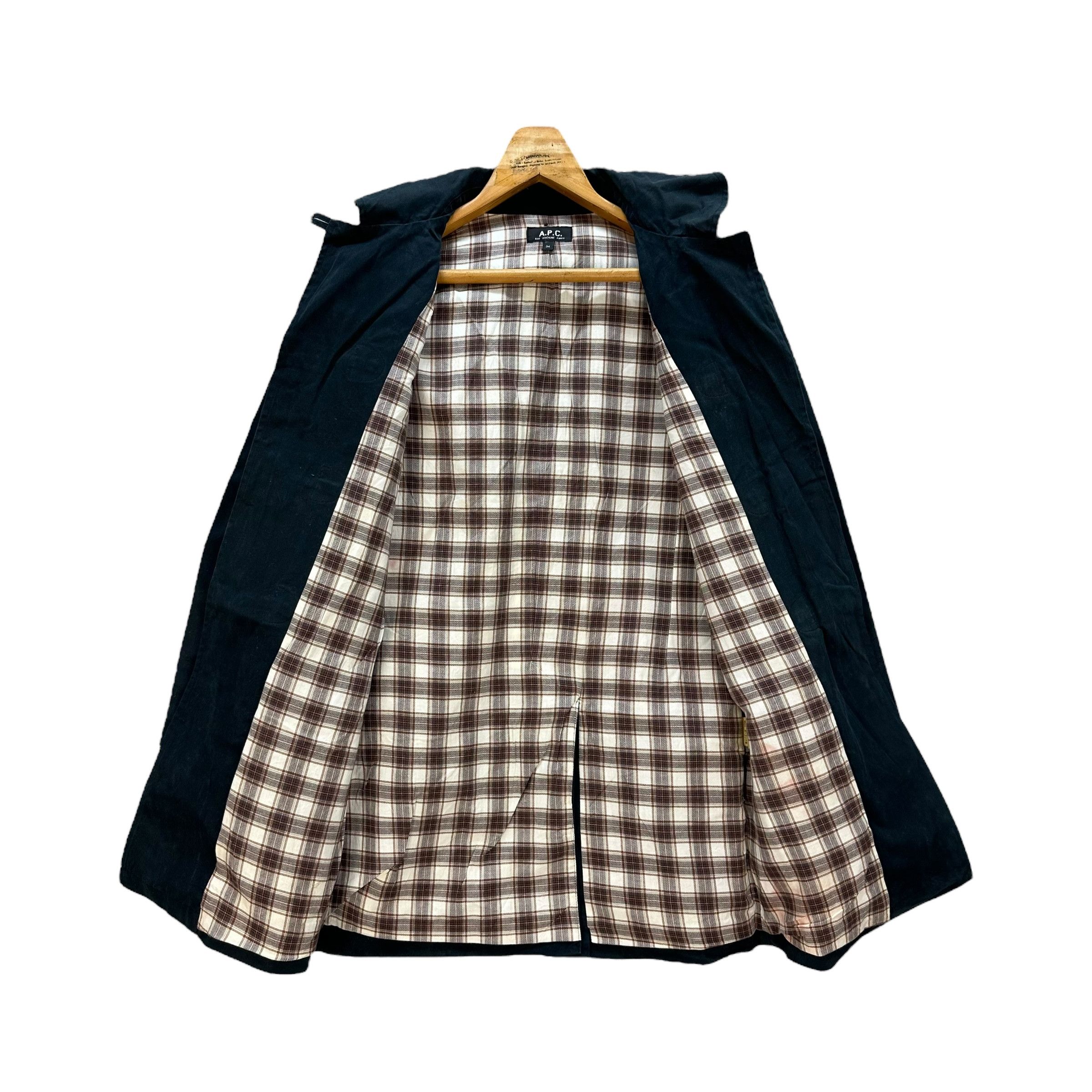 A.P.C. A.P.C. COTTON HOODED DUFFLE COAT #9083-55 Size XS / US 0-2 / IT 36-38 - 7 Thumbnail