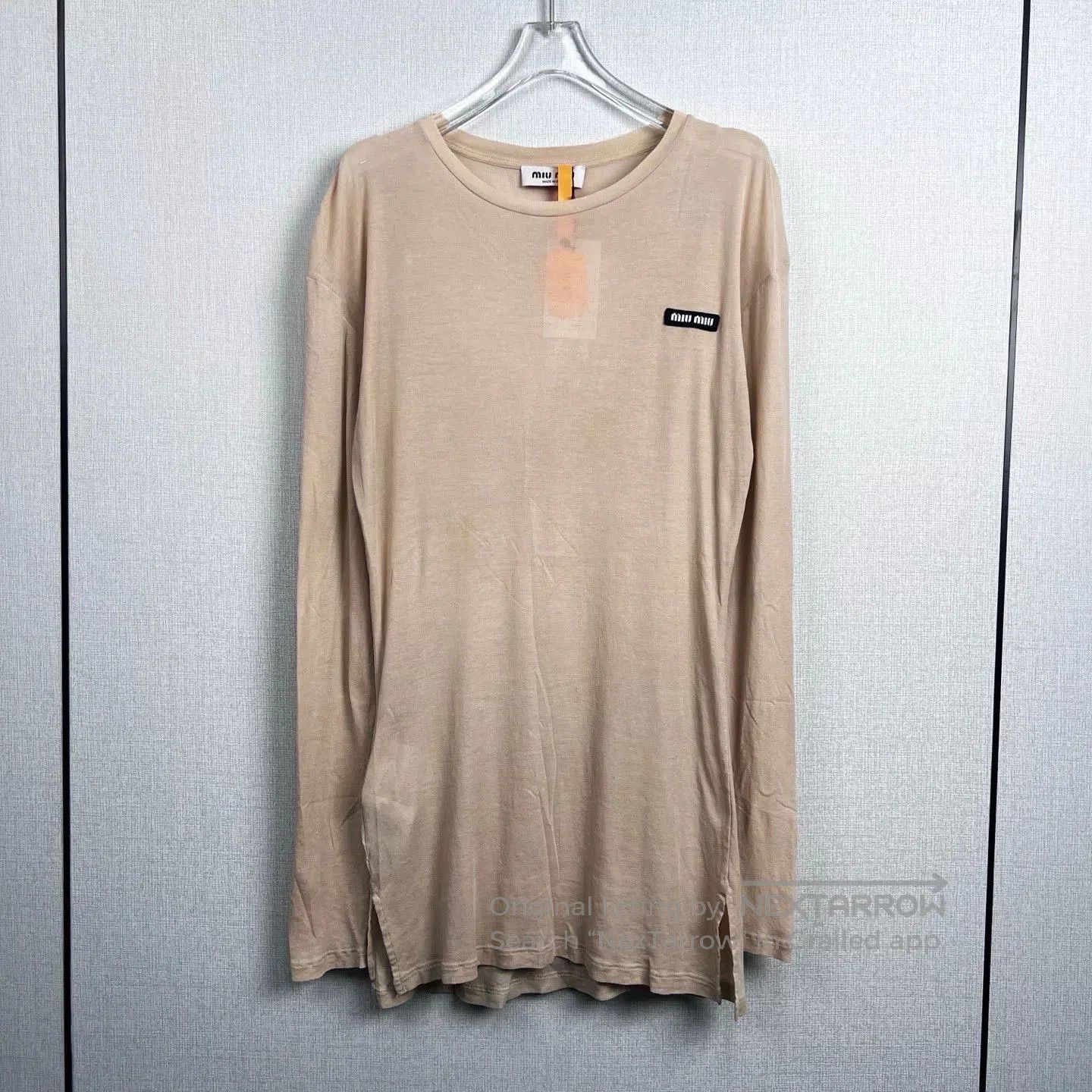 Miu Miu Miu Miu Beige Slim. Size XS / US 0-2 / IT 36-38 - 1 Thumbnail