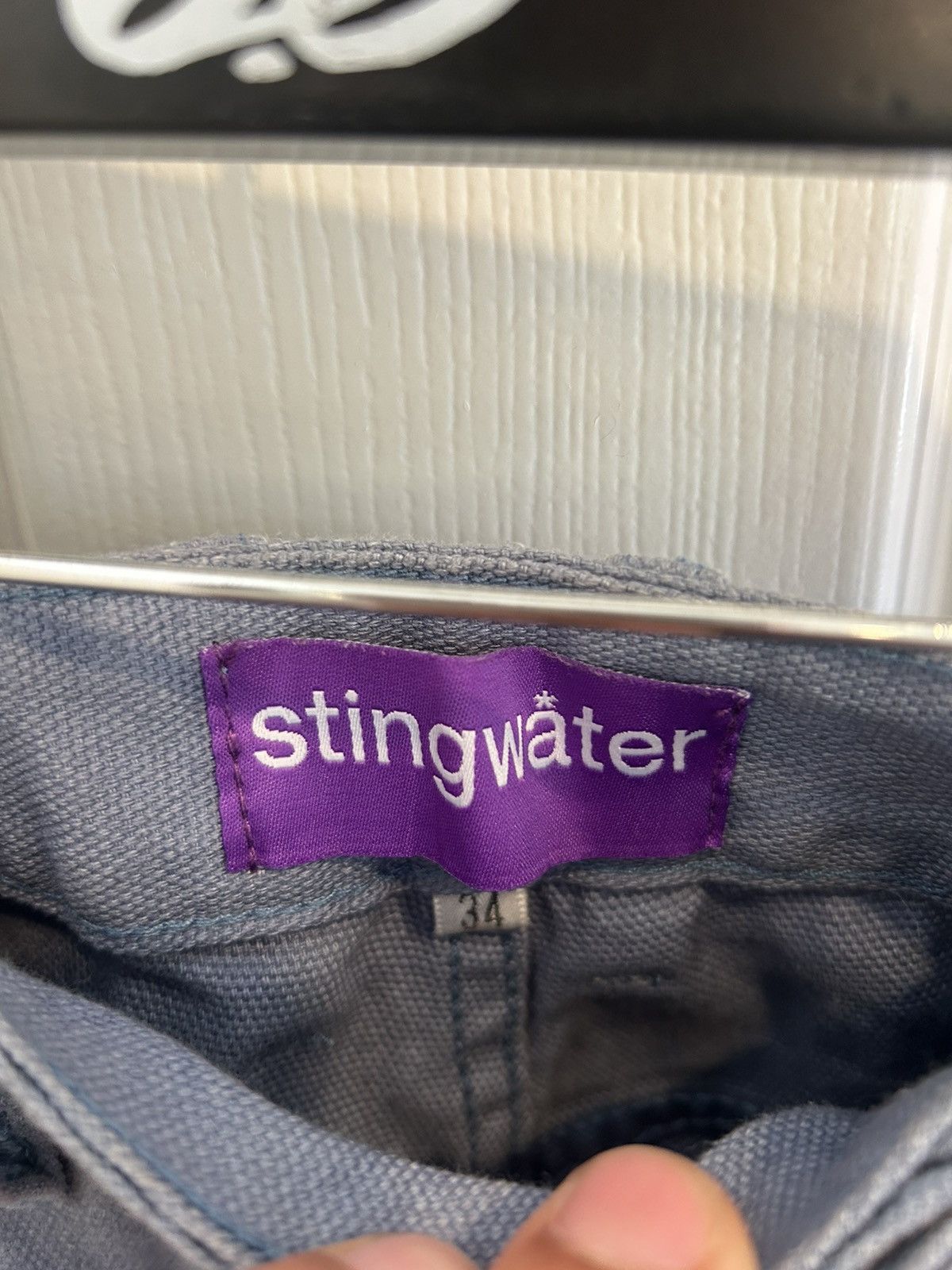 Stingwater Stingwater “Vegan suede double knee canvas pants” Size US 34 / EU 50 - 3 Thumbnail