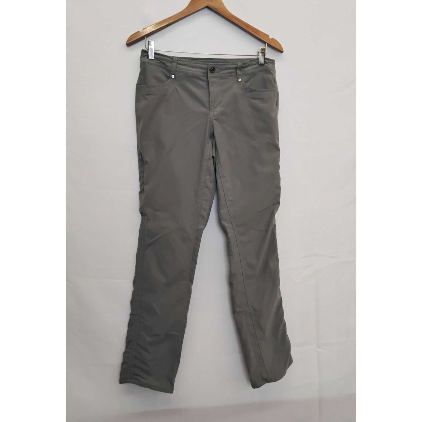 Kuhl Kuhl Hiking Pants Women's 8 Long 30x32 Gray Ruched Legs Size 30" / US 8 / IT 44 - 2 Thumbnail