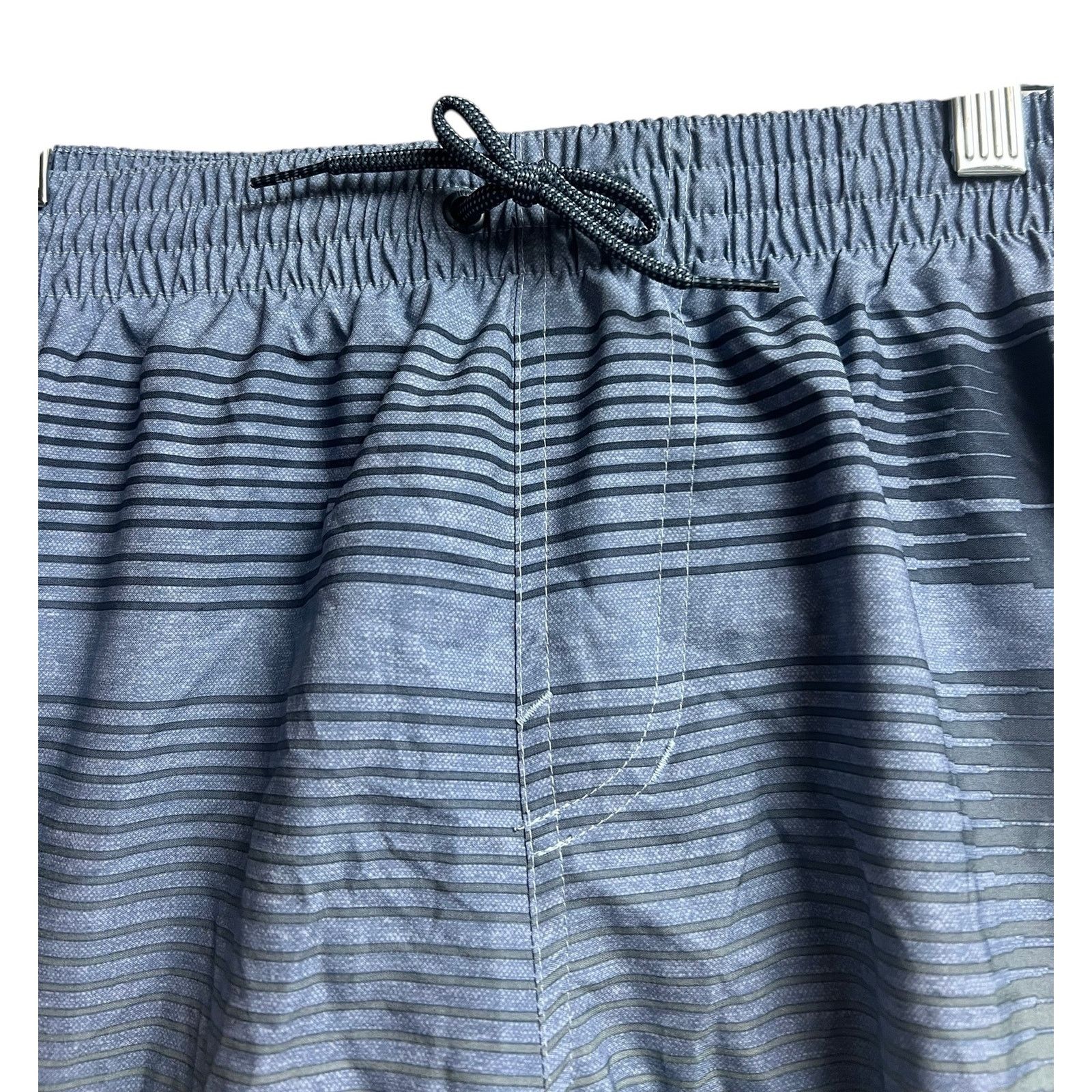 Nike Nike Men's JUST DO IT Vital Gray Stripe Swim Shorts Small Size US 30 / EU 46 - 4 Thumbnail