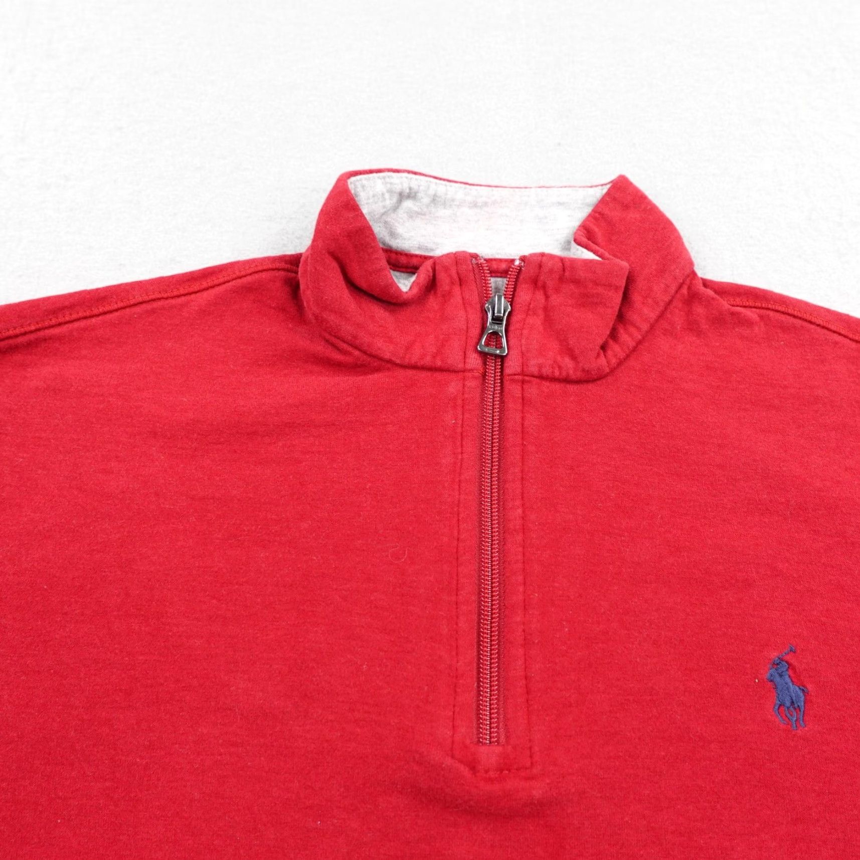 Polo Ralph Lauren Polo Ralph Lauren Sweater Mens Small Red 1/4 Zip Performance Pullover Blue Pony Size US S / EU 44-46 / 1 - 2 Thumbnail