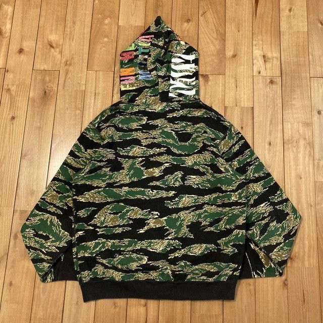 Bape BAPE Tiger Camo Tiger Full Zip Hoodie a bathing ape NIGO Size US S / EU 44-46 / 1 - 2 Thumbnail