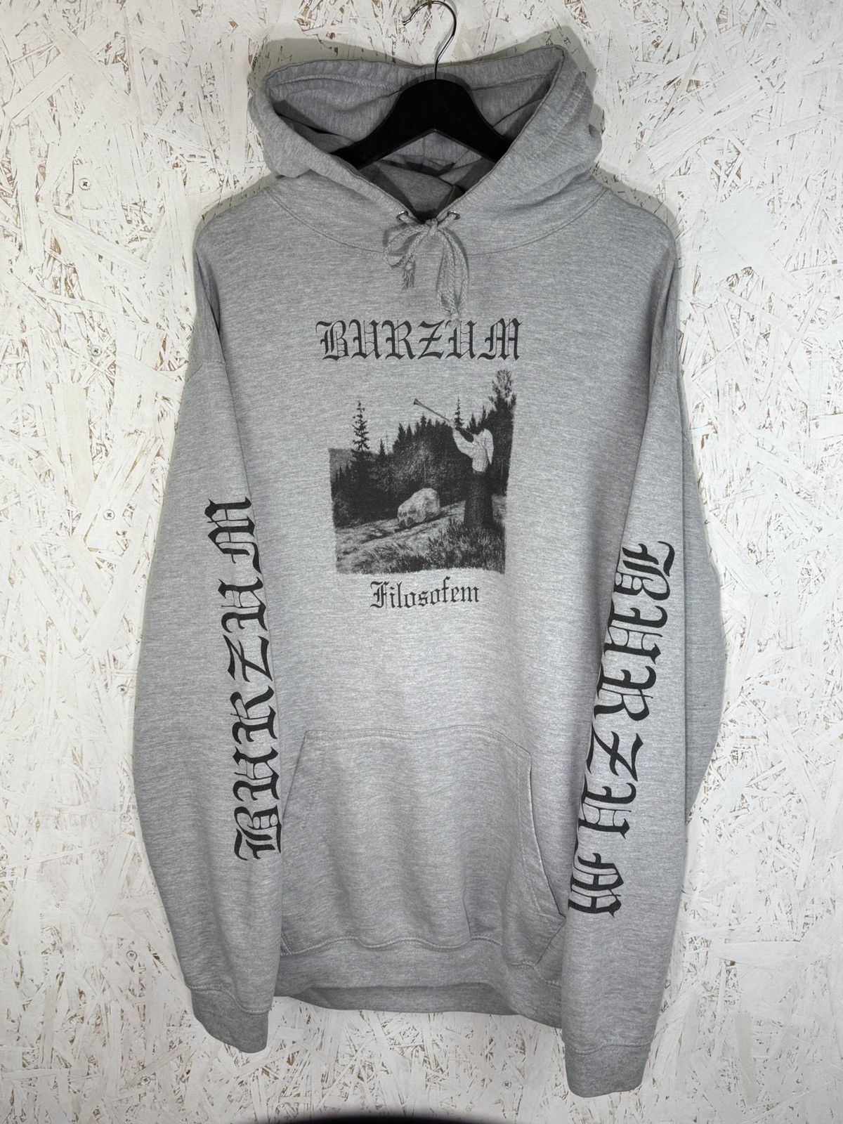Vintage Burzum Filosofem Black Metal Varg Licensed Hoodie