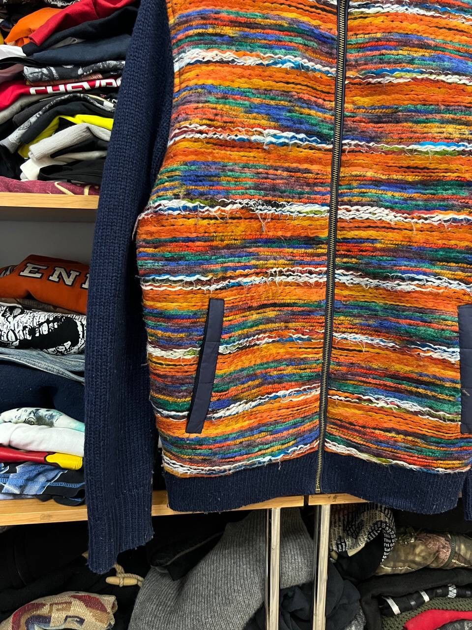 Desigual Desigual Y2K Knit Multicolour Archival Vintage sweater Size US L / EU 52-54 / 3 - 4 Thumbnail