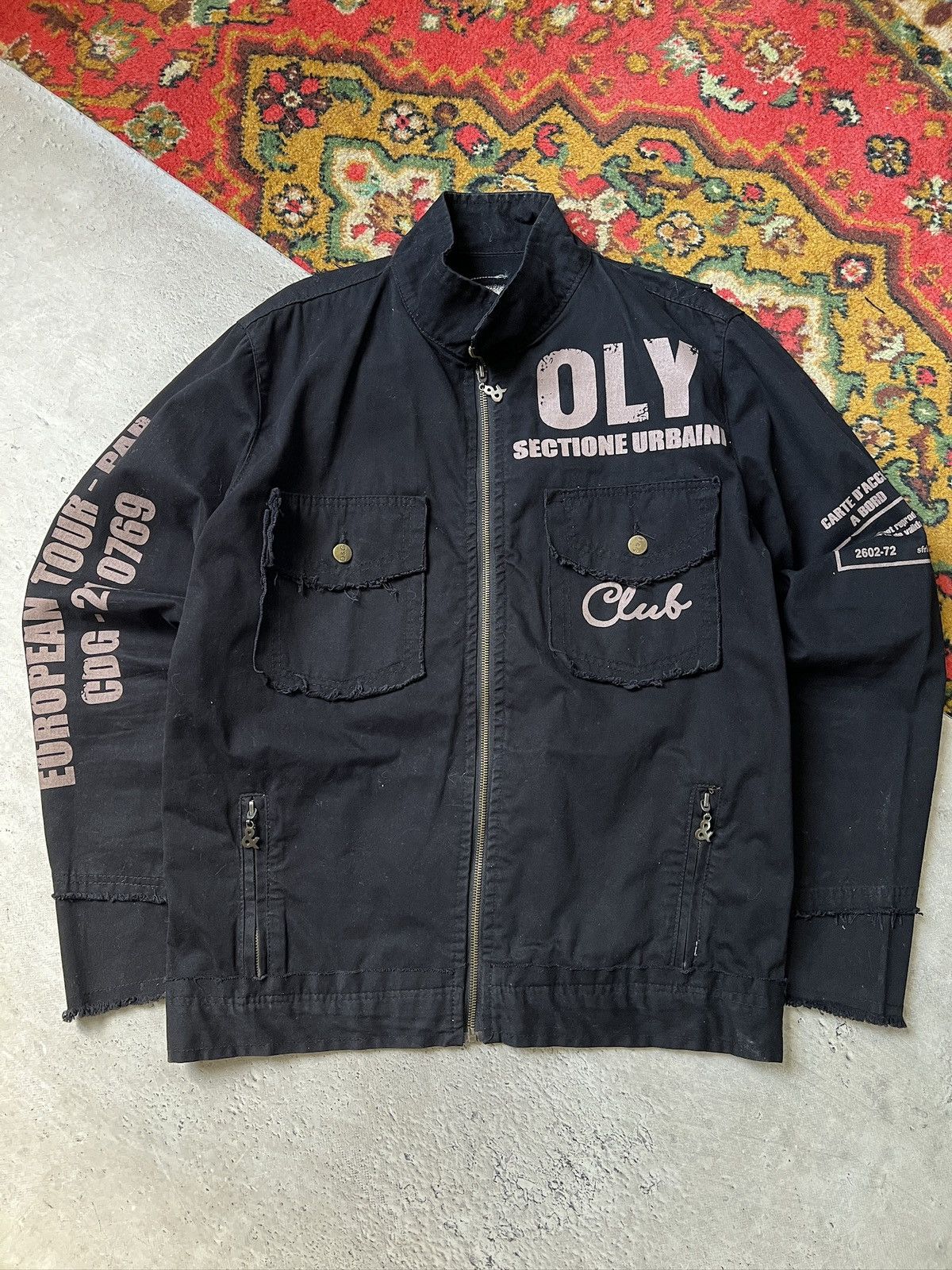 Dolce & Gabbana Vintage front logo dolce gabbana distressed jacket y2k Size US S / EU 44-46 / 1 - 2 Thumbnail