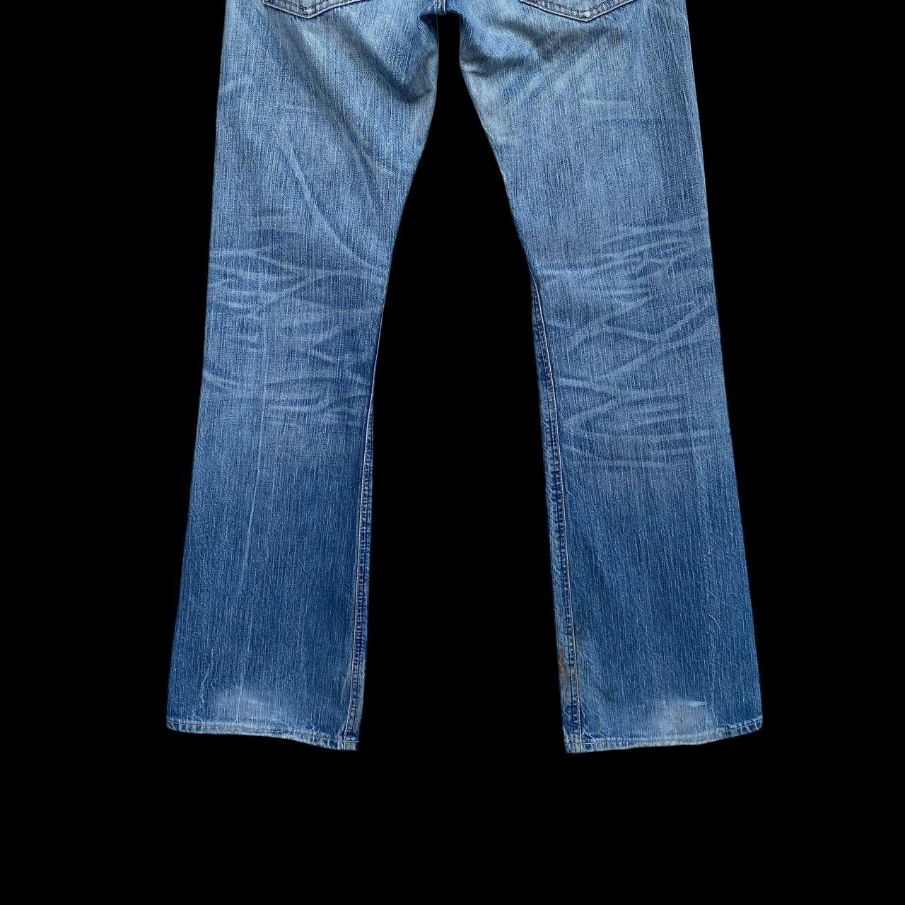 Edwin 🔥FLARED VINTAGE EDWIN STONEWASH CLAWMARK REDBUTTON BJ07-14 Size US 30 / EU 46 - 12 Thumbnail