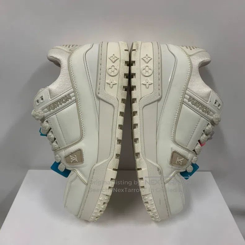 Louis Vuitton Louis Vuitton Trainer White Fat Ding shoes Size US 6.5 / EU 39-40 - 1 Thumbnail