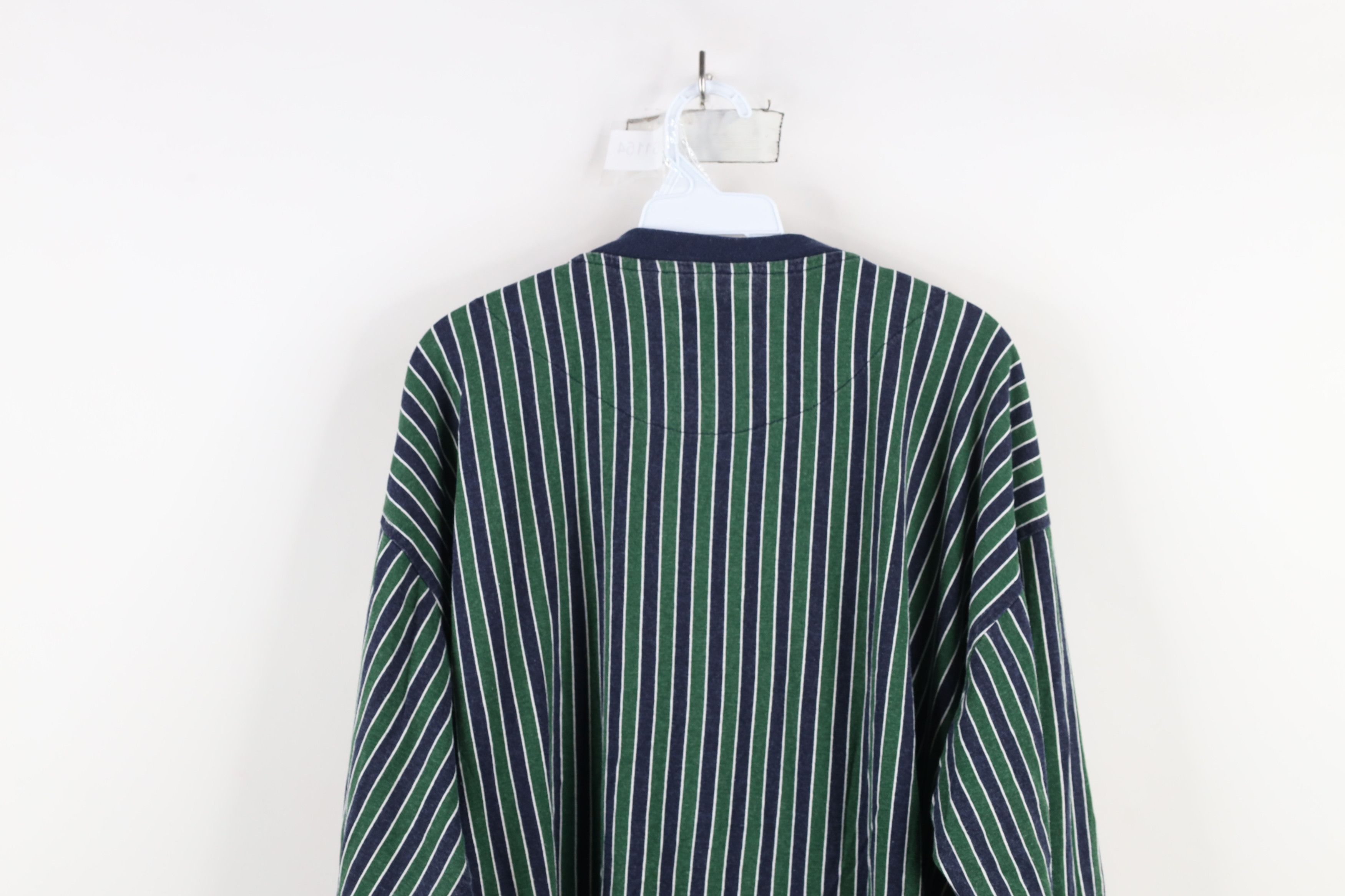 Vintage Vintage 90s Streetwear Long Sleeve Henley T-Shirt Cotton Size US XXL / EU 58 / 5 - 10 Thumbnail