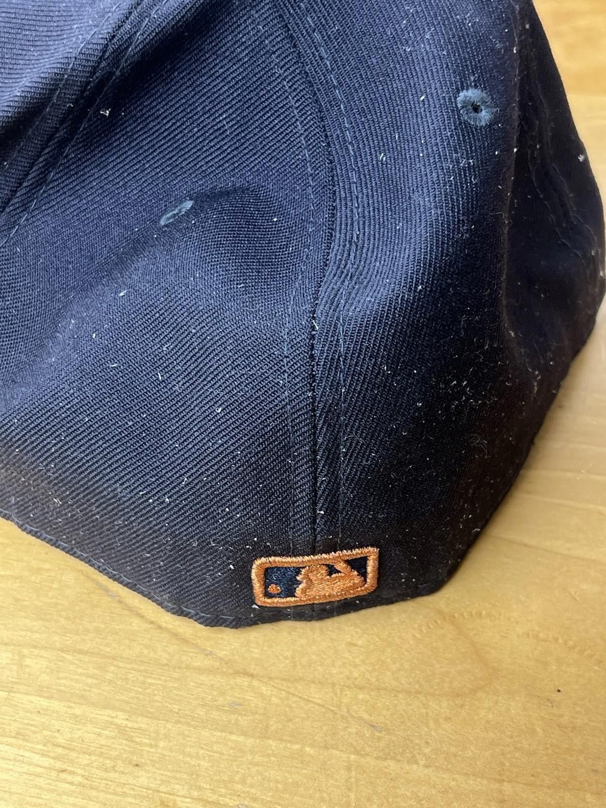 New Era New York Yankees Black Orange Stitching New Era 7 3/4 Fitted Size ONE SIZE - 6 Thumbnail