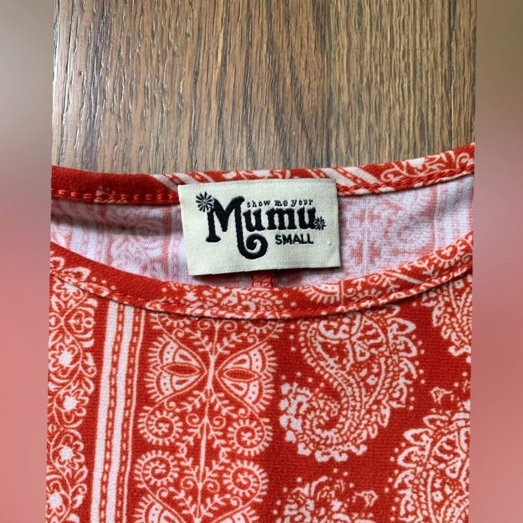 Show Me Your MuMu Show Me Your MuMu Dress Mini S Orange Women Small Dress Short Regular Mens? Size S / US 4 / IT 40 - 4 Thumbnail
