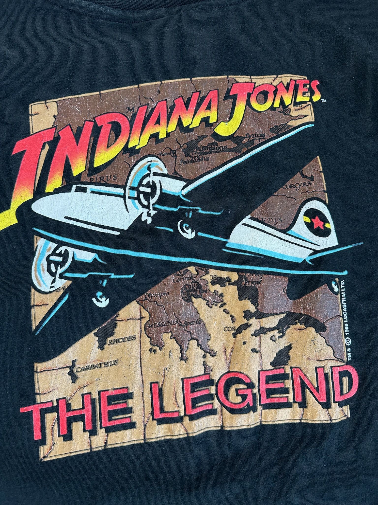Hanes vintage indiana jones and the last crusade 80s tshirt Size US XL / EU 56 / 4 - 8 Thumbnail