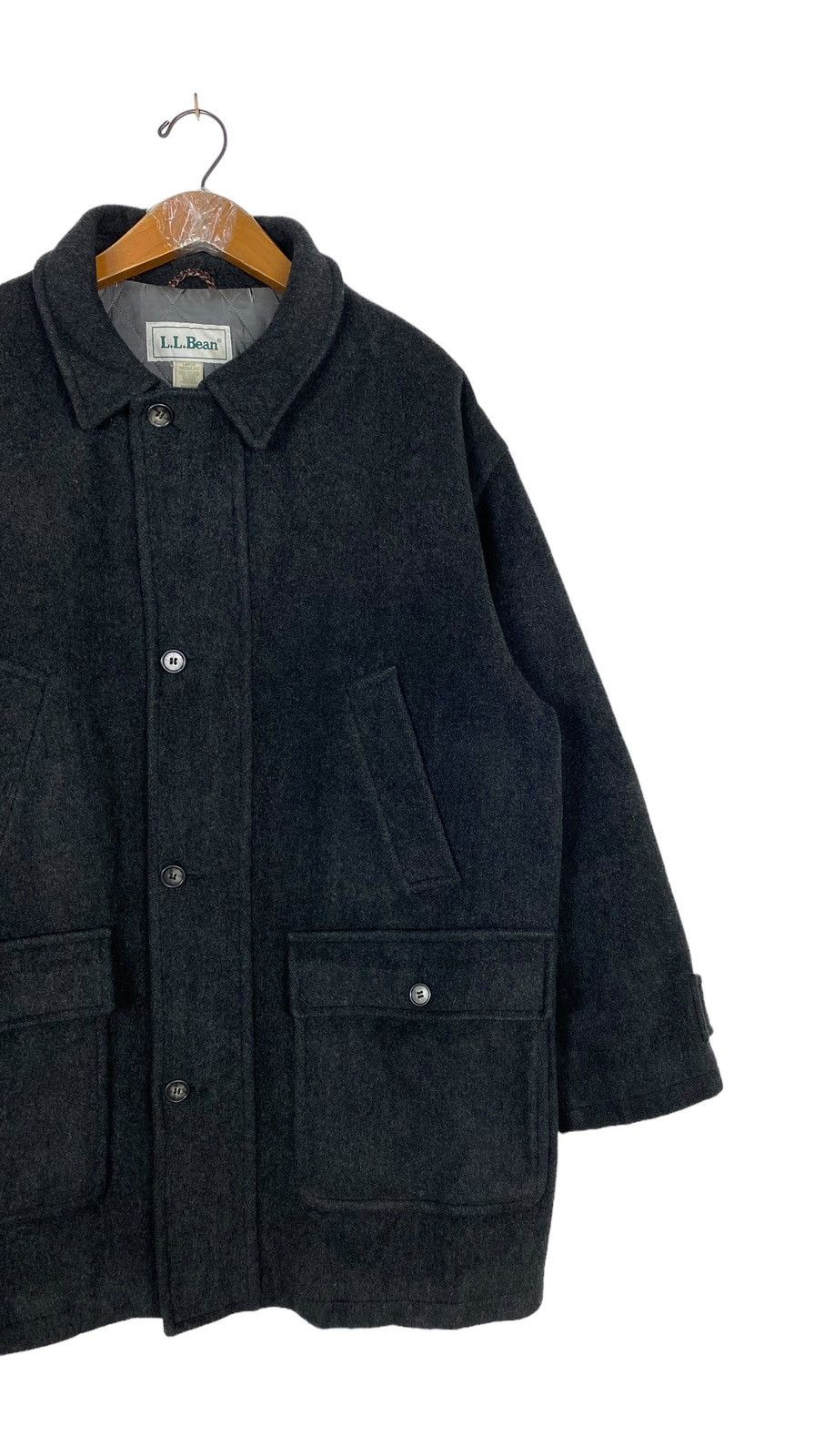 L.L. Bean Rare‼️ Vintage L.L. Bean Outerwear Wool Tweed Hunting Coat Size US L / EU 52-54 / 3 - 3 Thumbnail