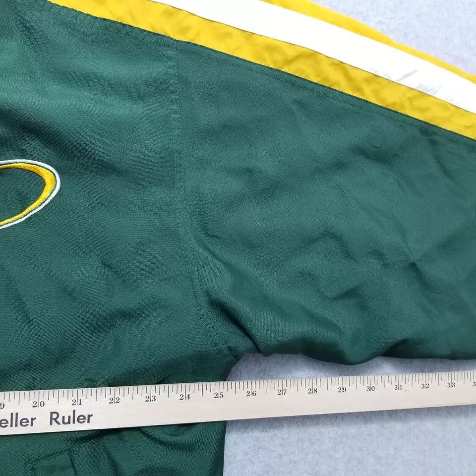 Logo Athletic Vtg Green Bay Packers Jacket Mens Large Zip Embroidered NFL Size US L / EU 52-54 / 3 - 3 Thumbnail