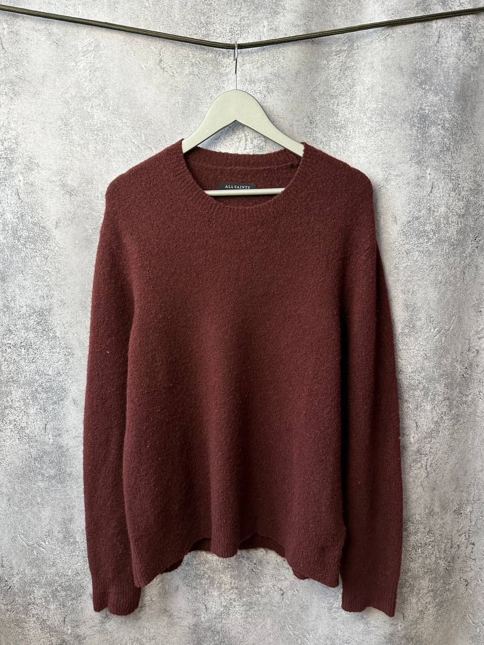 Allsaints ALLSAINTS Hawk Crew Wool Sweater Oversized Men's Size Small Size US S / EU 44-46 / 1 - 2 Thumbnail
