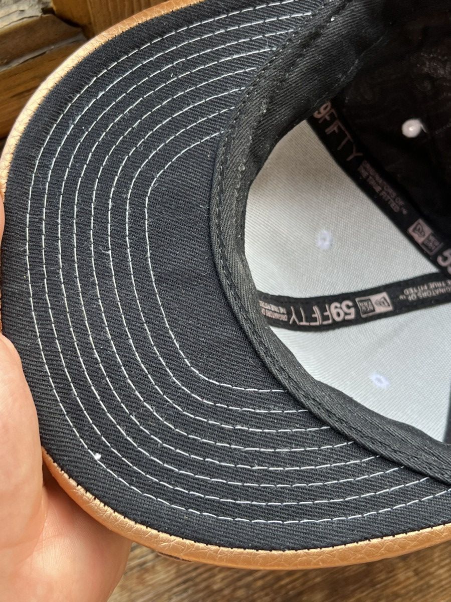 New Era Vintage Leather New York Yankees Cap New Era Y2K Size ONE SIZE - 18 Thumbnail