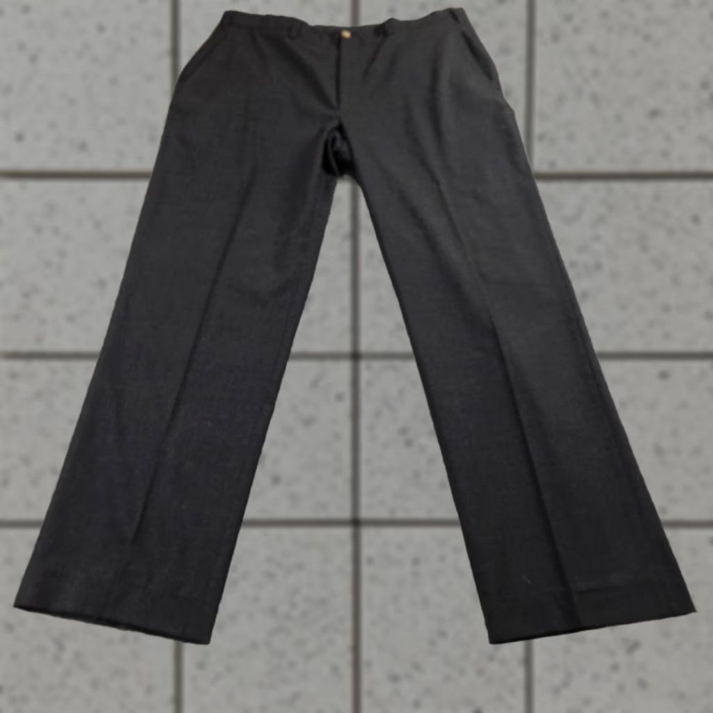 Orvis Orvis Pants Mens 36X32 Black Wool Tweed Dress Slacks Flat Front USA VTG Size US 36 / EU 52 - 1 Thumbnail
