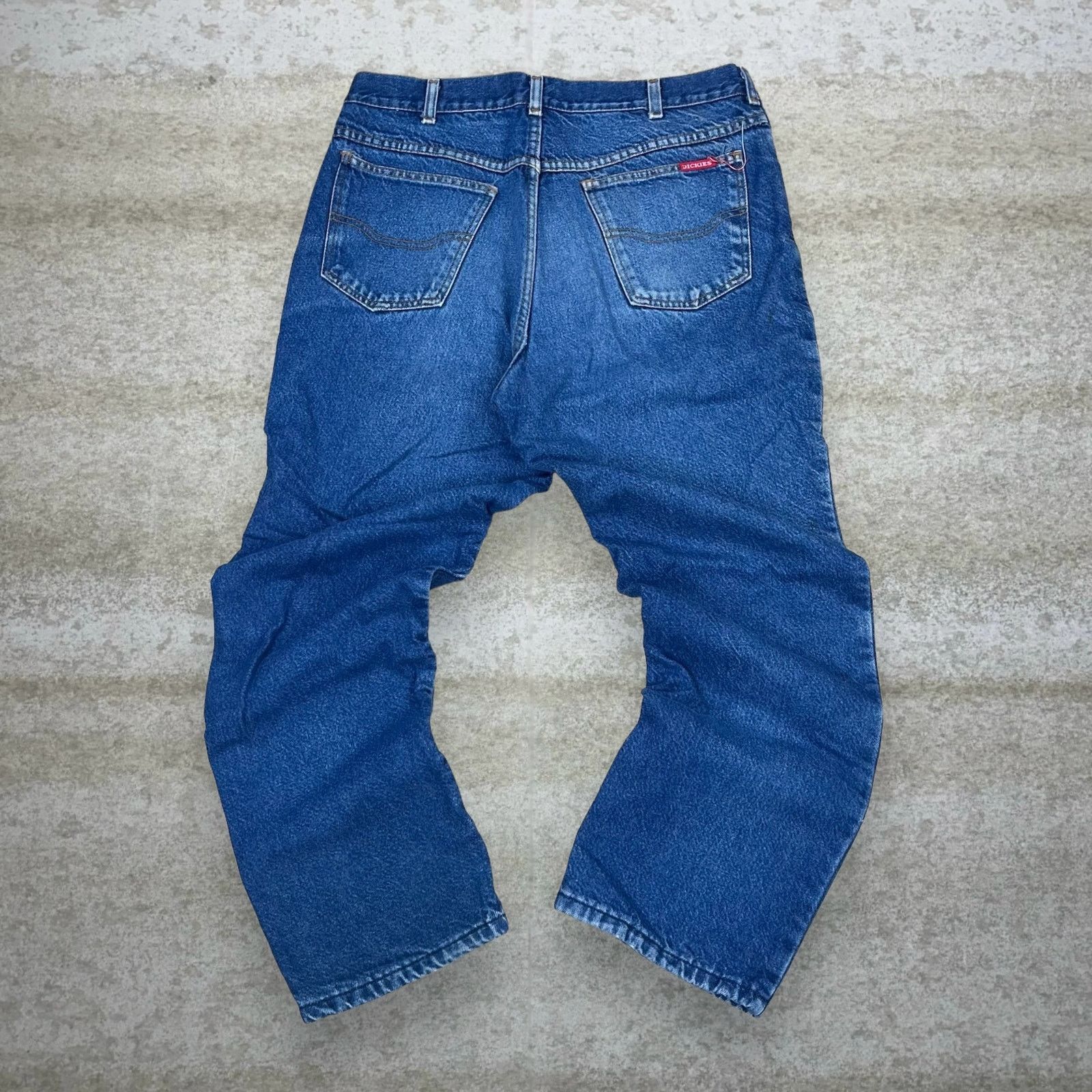 Dickies Vintage 90s Dickies Jeans 38x30 Regular Straight Medium Wash Size US 38 / EU 54 - 1 Thumbnail