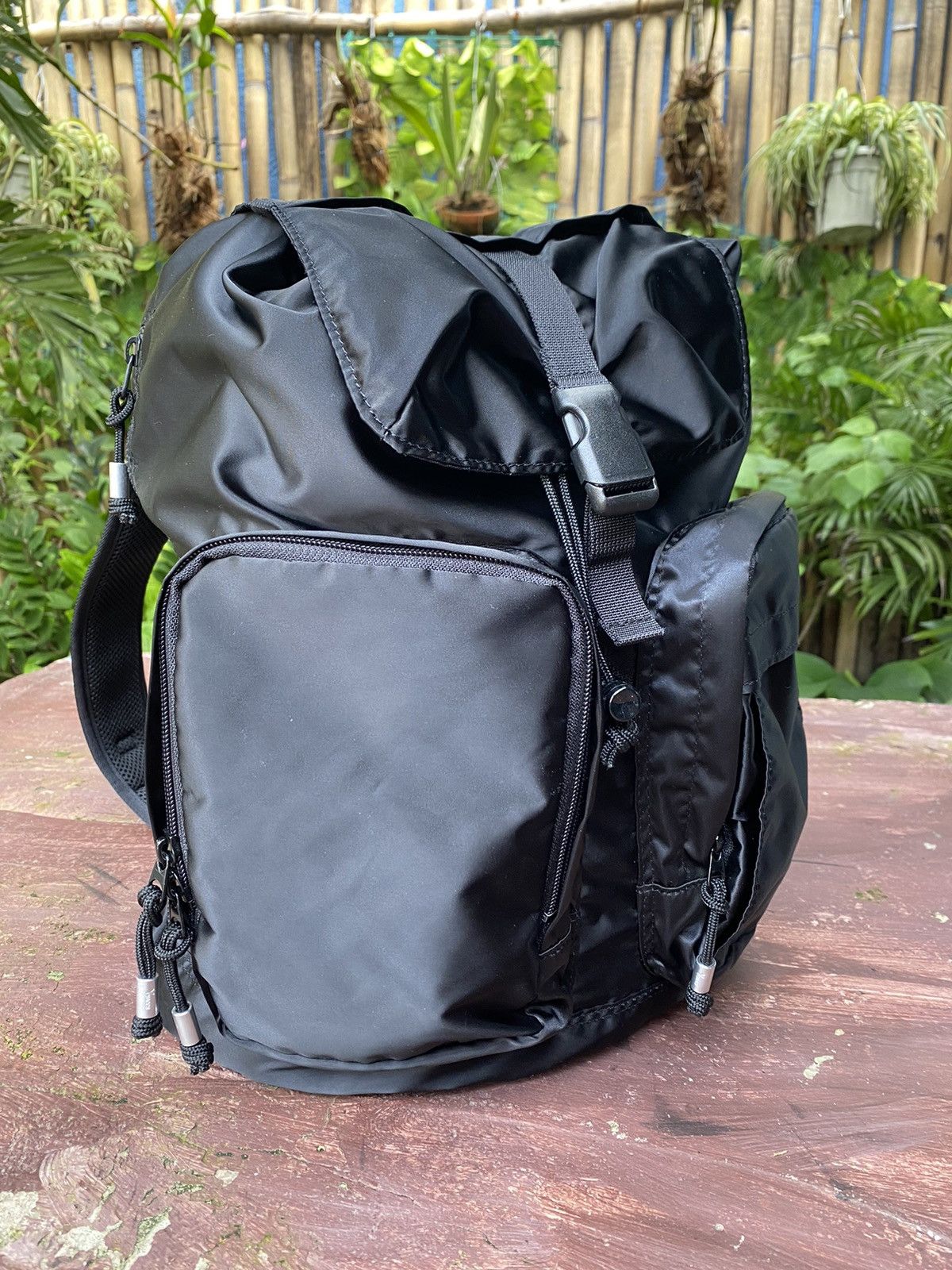 Yohji Yamamoto Yohji Yamamoto Nylon Backpack Size ONE SIZE - 2 Thumbnail