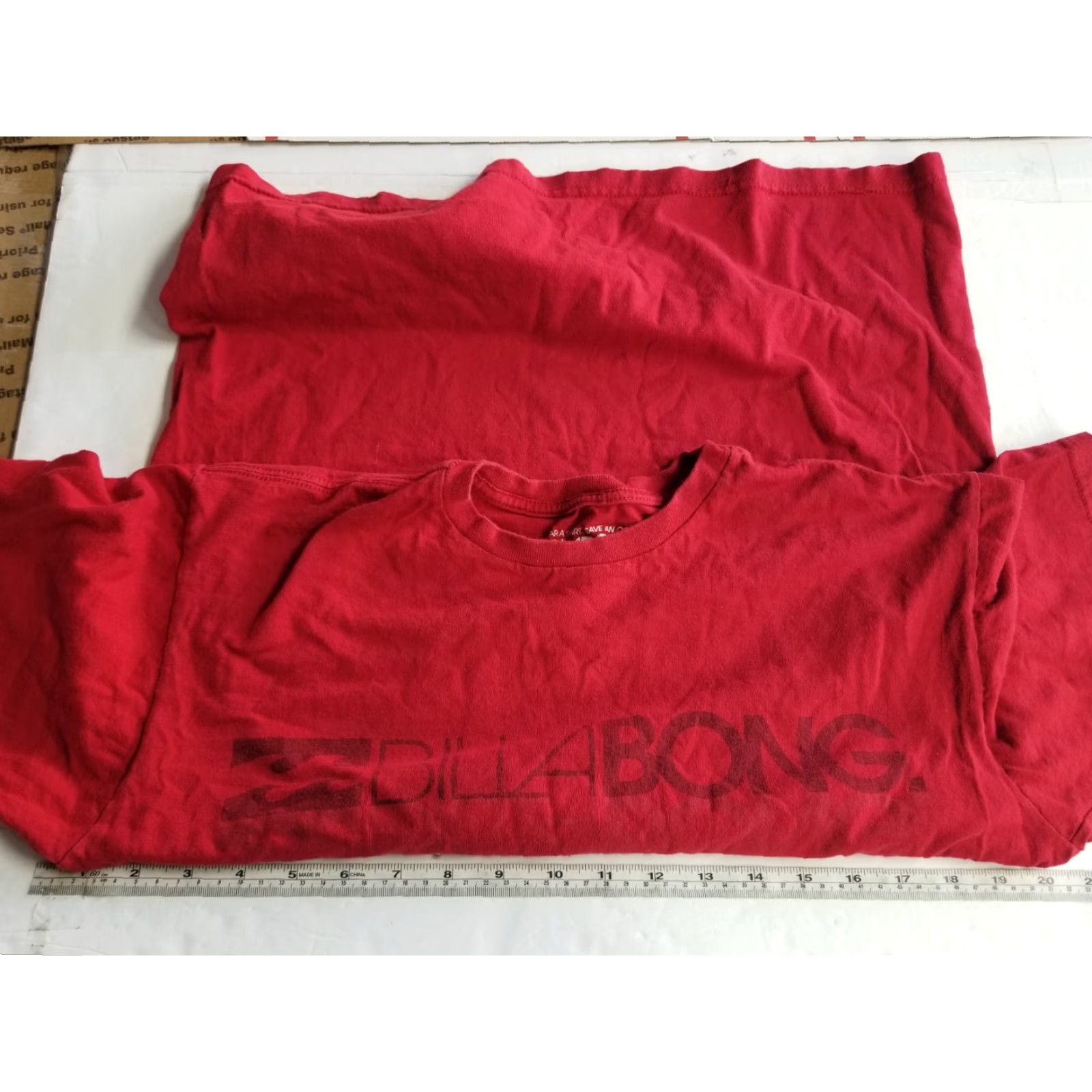 Billabong Billabong T-Shirt Short Sleeve Crew Neck Cotton Mens Size M Red Size US M / EU 48-50 / 2 - 3 Thumbnail