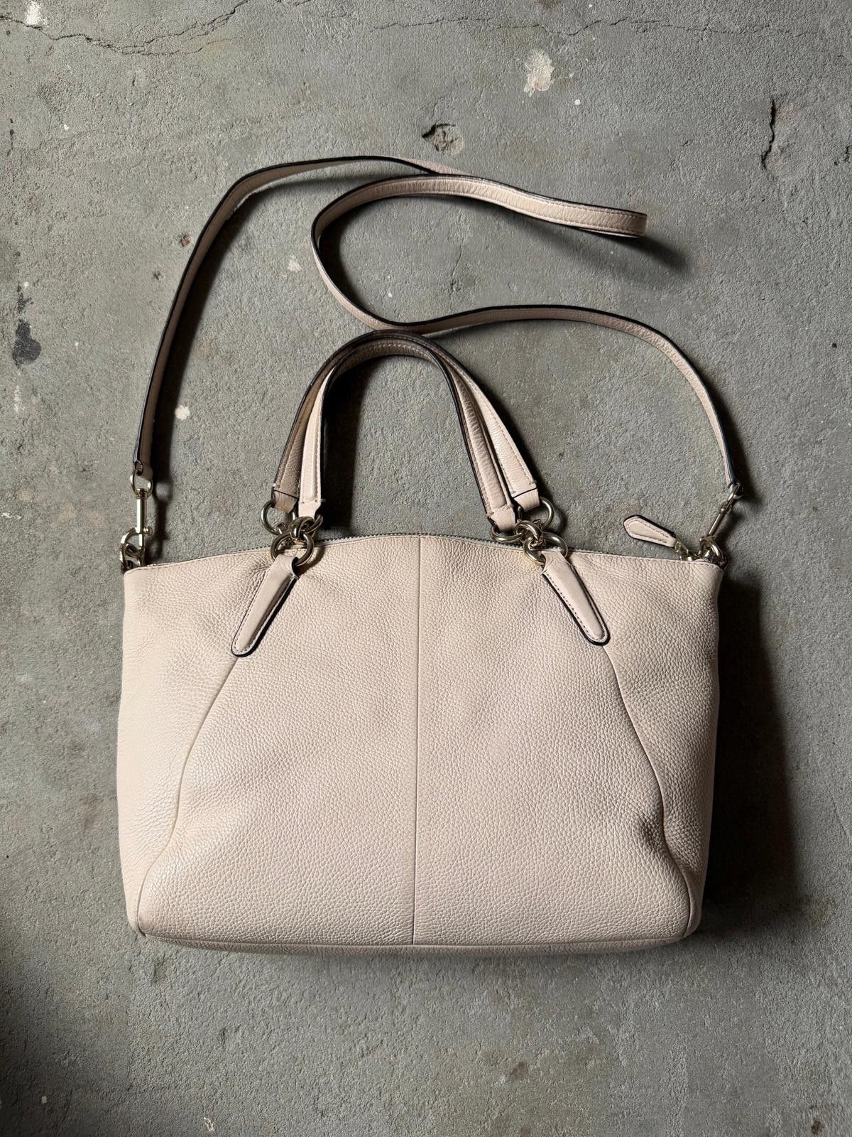 Coach Coach 2Way Kelsey Leather Shoulder Bag White Size ONE SIZE - 7 Thumbnail