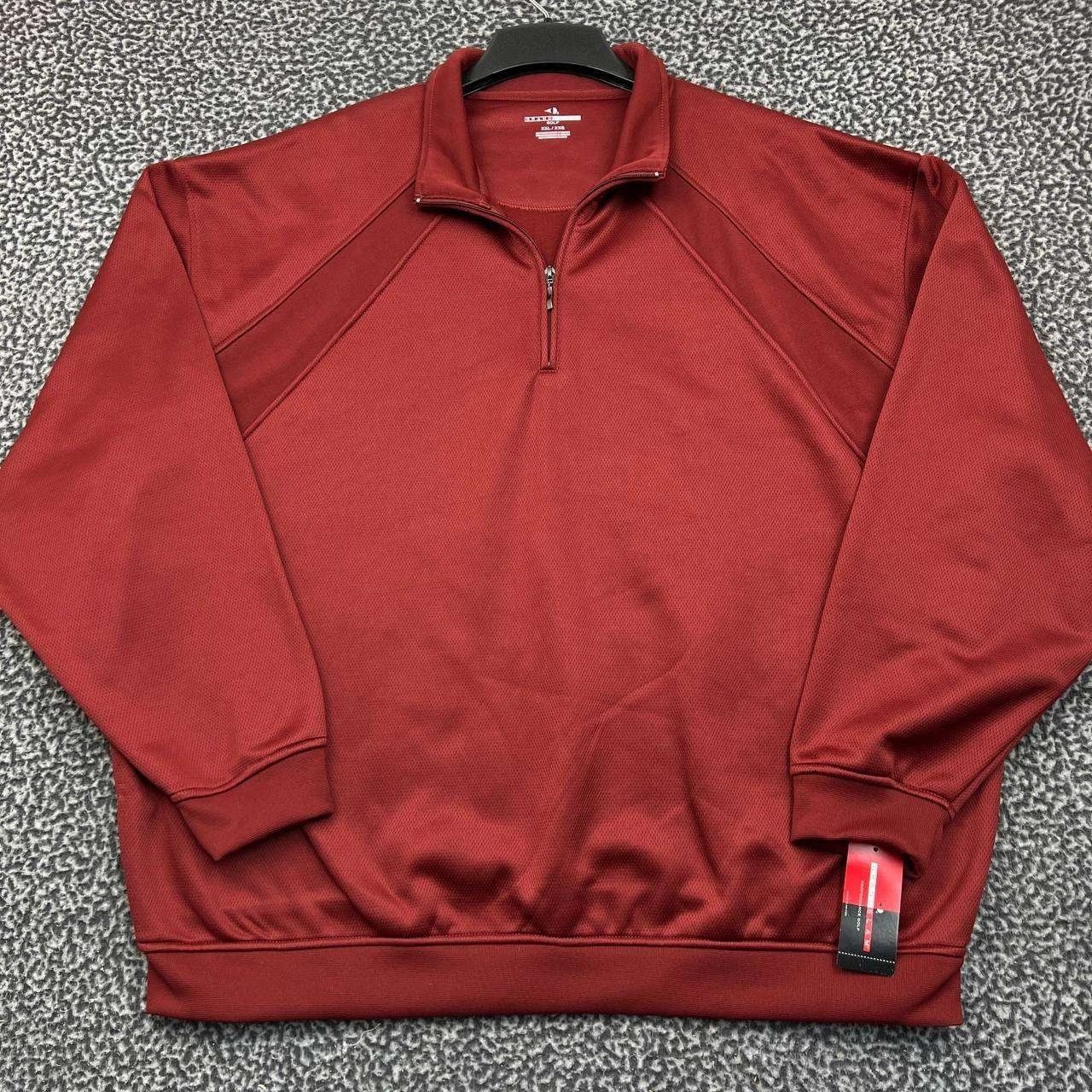 Grand Slam Grand Slam Golf Sweatshirt Men Red Quarter Zip New 2XL Size US XXL / EU 58 / 5 - 1 Thumbnail