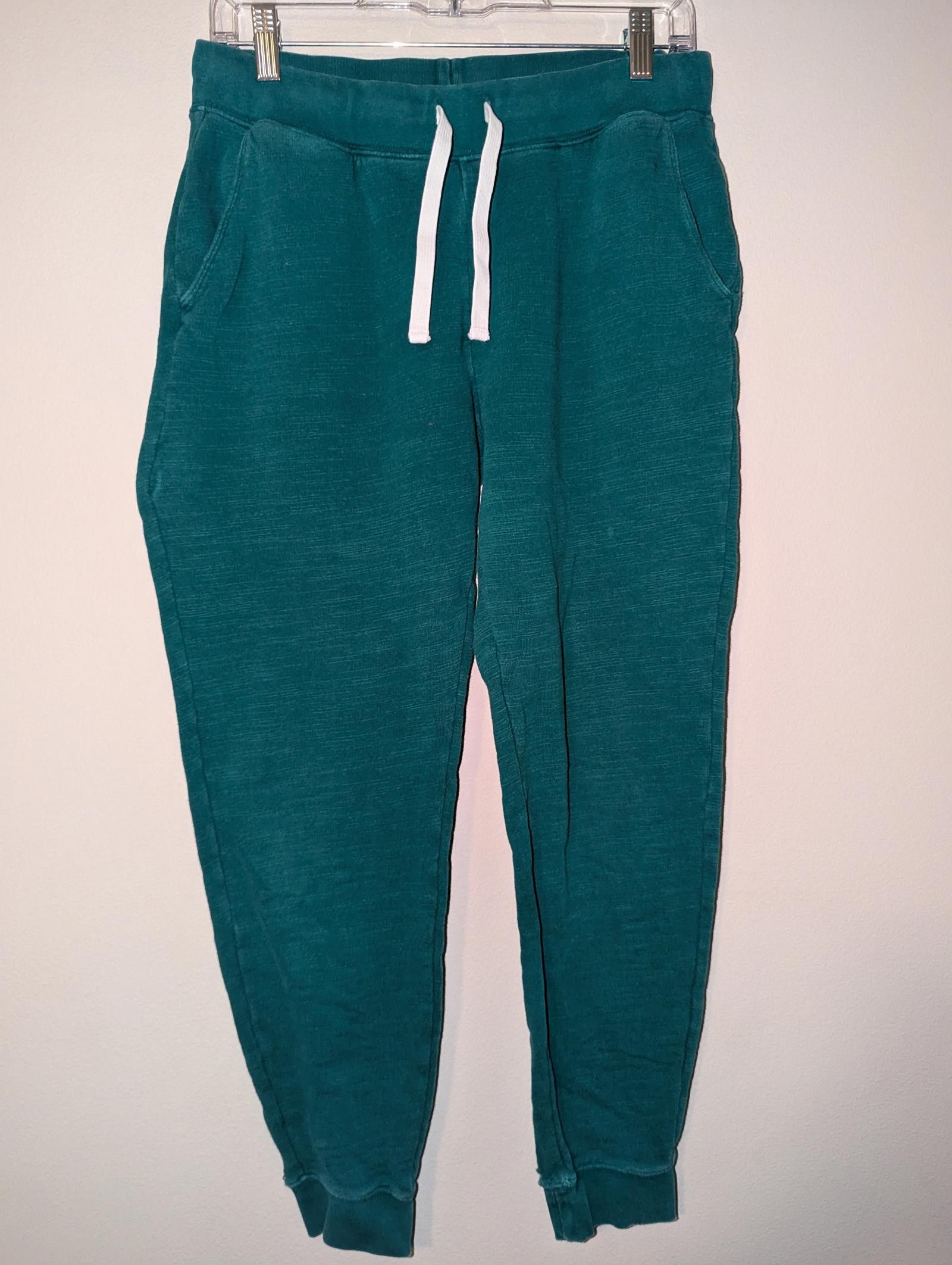 J.Crew J. Crew Fleece Re-Imagined by J. Crew Teal Sweatpants Small Size US 30 / EU 46 - 1 Thumbnail