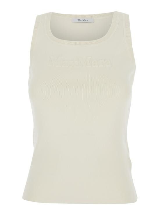 Max Mara MAX MARA Women Tops 2511361049600001 White Size M / US 6-8 / IT 42-44 - 1 Thumbnail