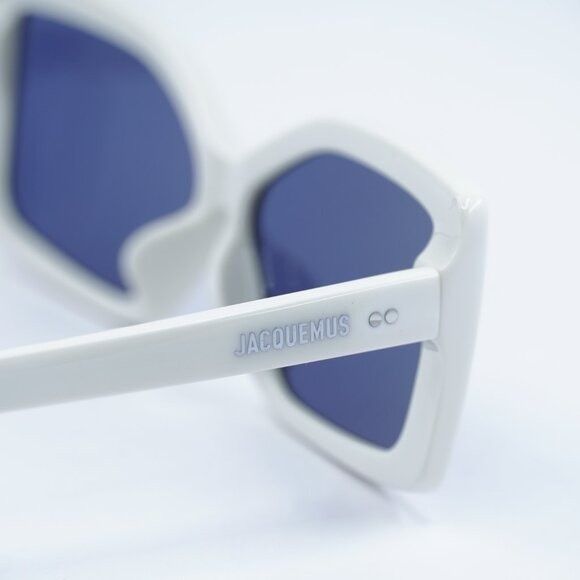 Jacquemus Jacquemus SPIAGGIA JAC/41 C3 Sunglasses White Geometric Size ONE SIZE - 6 Thumbnail