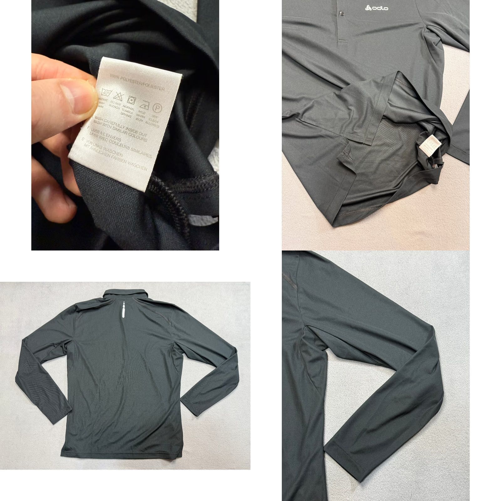 Odlo Odlo black training shirt long sleeve mens size L Size US L / EU 52-54 / 3 - 8 Thumbnail