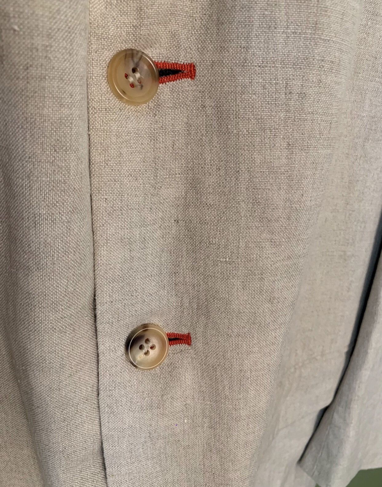 Comme des Garcons Linen red line suit jacket 2412-Nextarrow Size S / US 4 / IT 40 - 7 Thumbnail