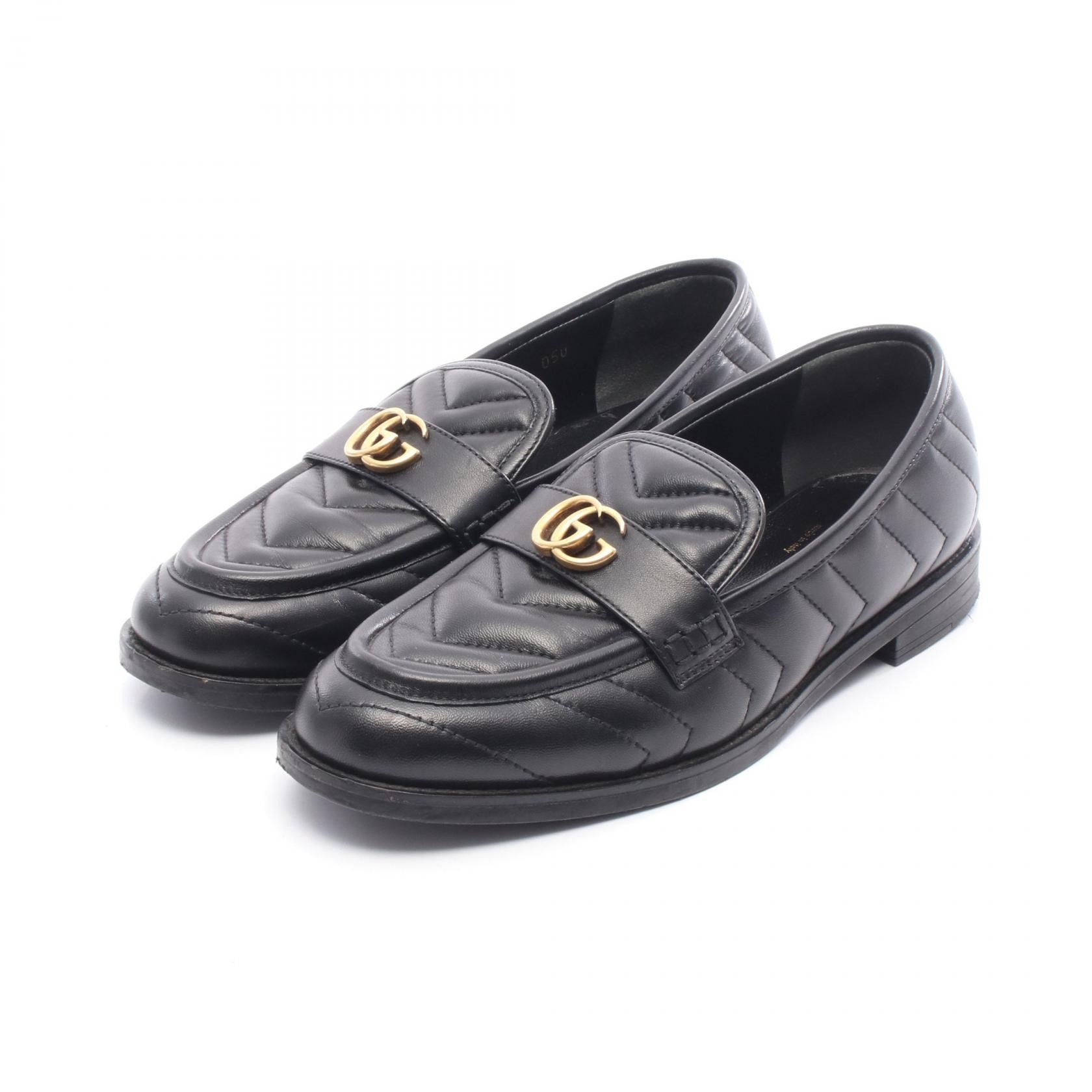 Gucci Gucci Gucci GG Marmont Leather Loafers Leather Shoes 670399 DUTY FREE for USA Size ONE SIZE - 1 Thumbnail