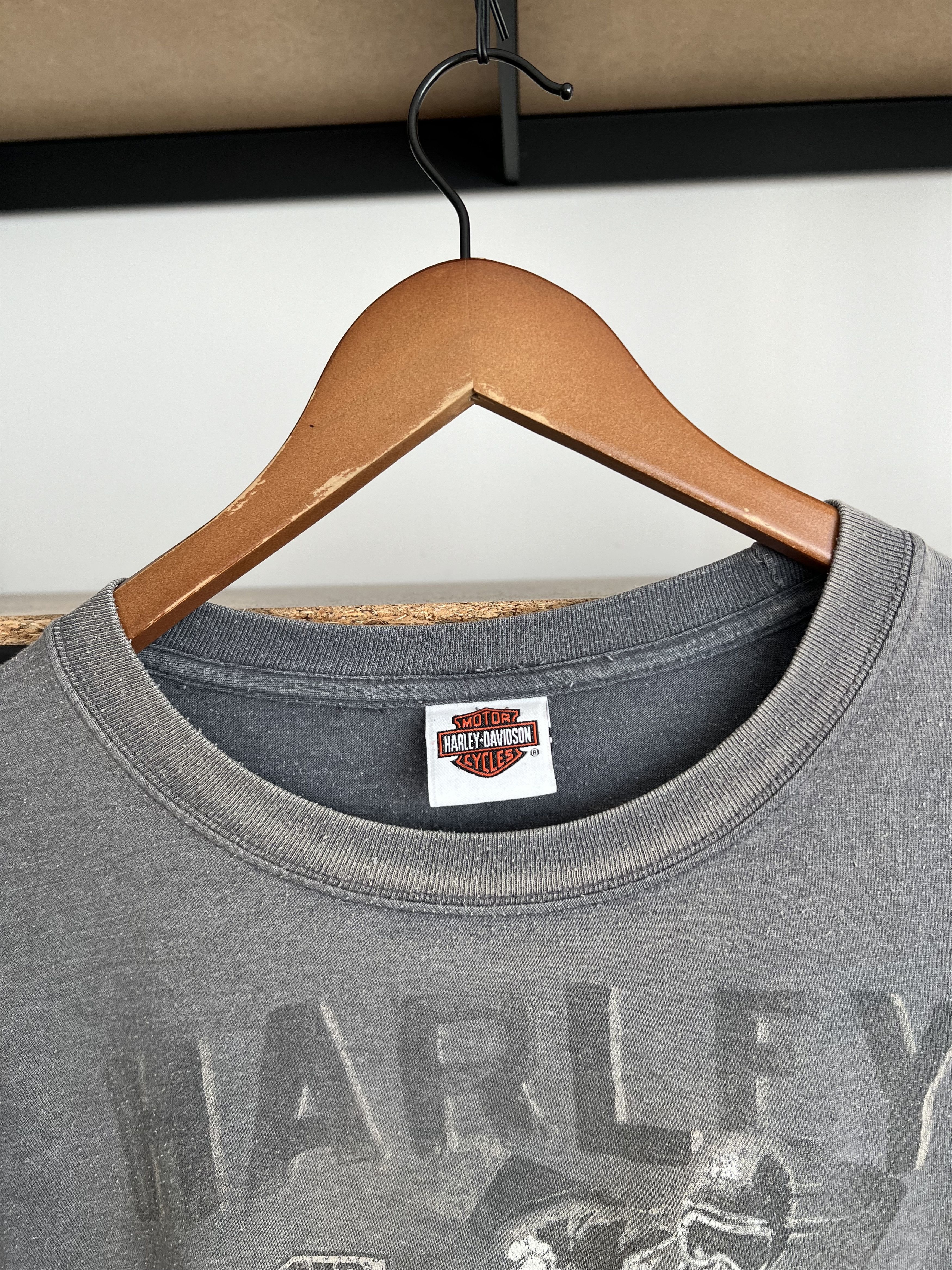 Harley Davidson Vintage 2014 Harley Davidson Motorcycle France T-shirt Size US XL / EU 56 / 4 - 11 Thumbnail