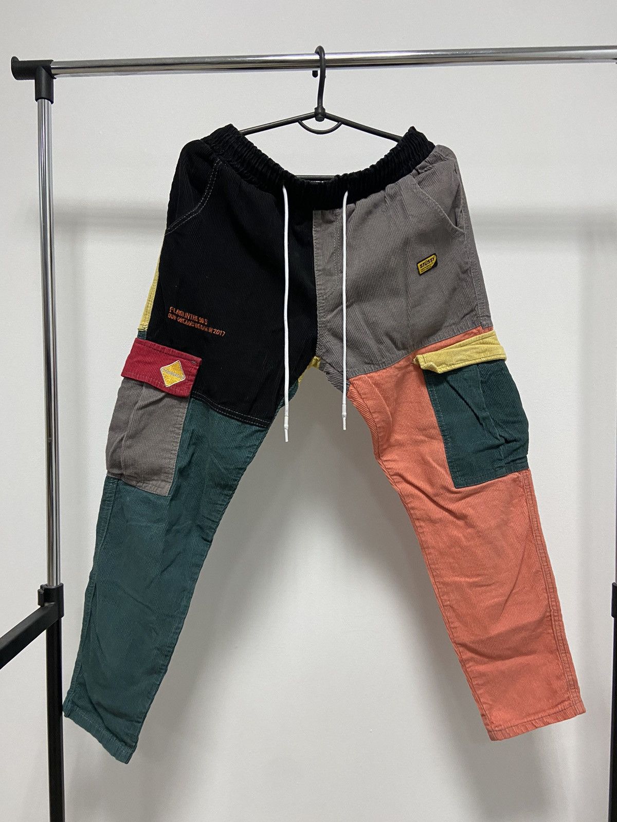 Stussy Vintage Cargo Joggers Sweatpants Coursemys Skate Y2K