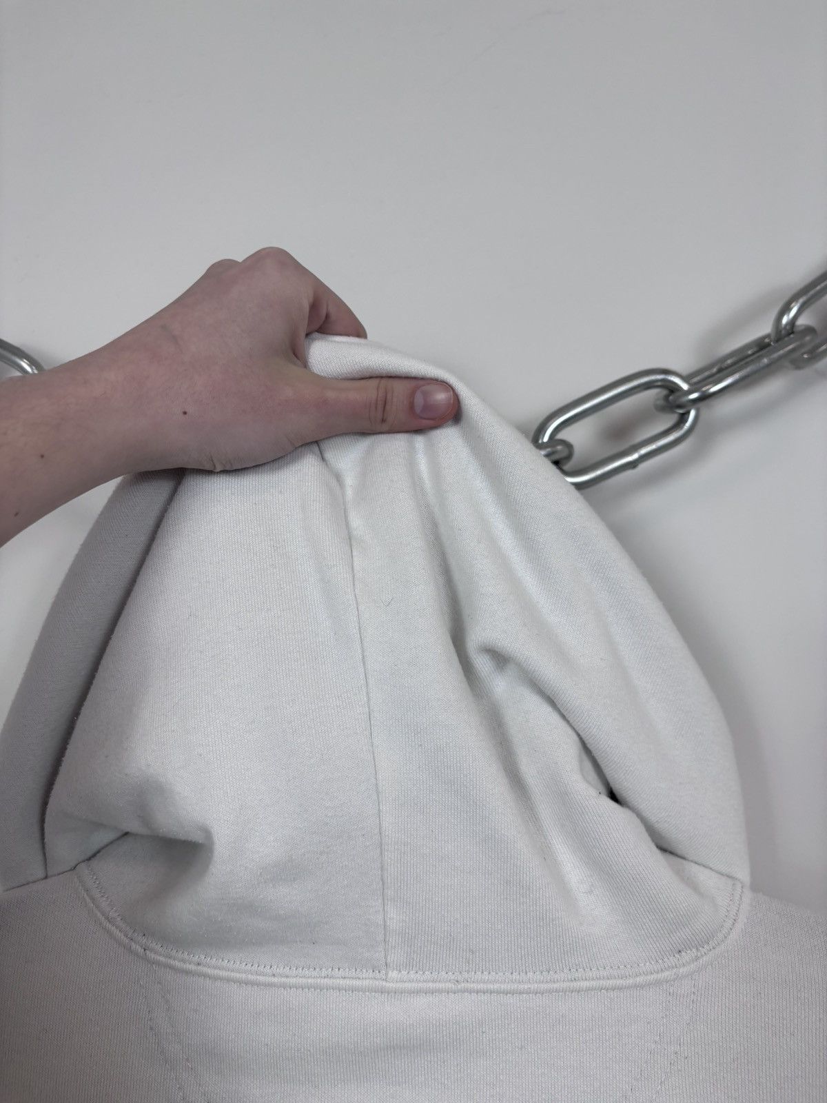 Champion Vintage Champion Big Embroidered Logo White Baggy Hoodie Size US XXL / EU 58 / 5 - 20 Thumbnail